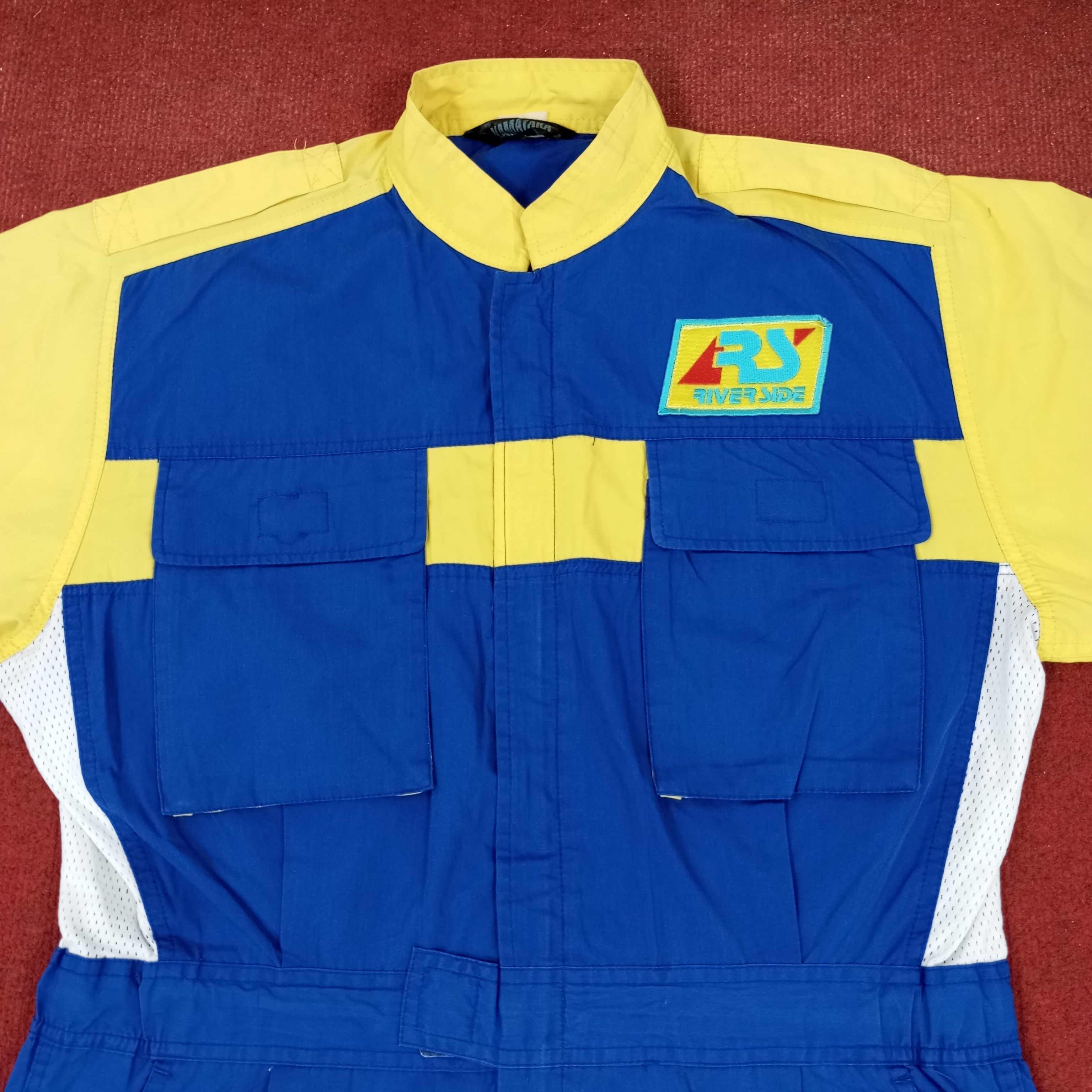 Vintage River Side Staff The Best Car Workwear Coverall Jacket Size US M / EU 48-50 / 2 - 5 Thumbnail