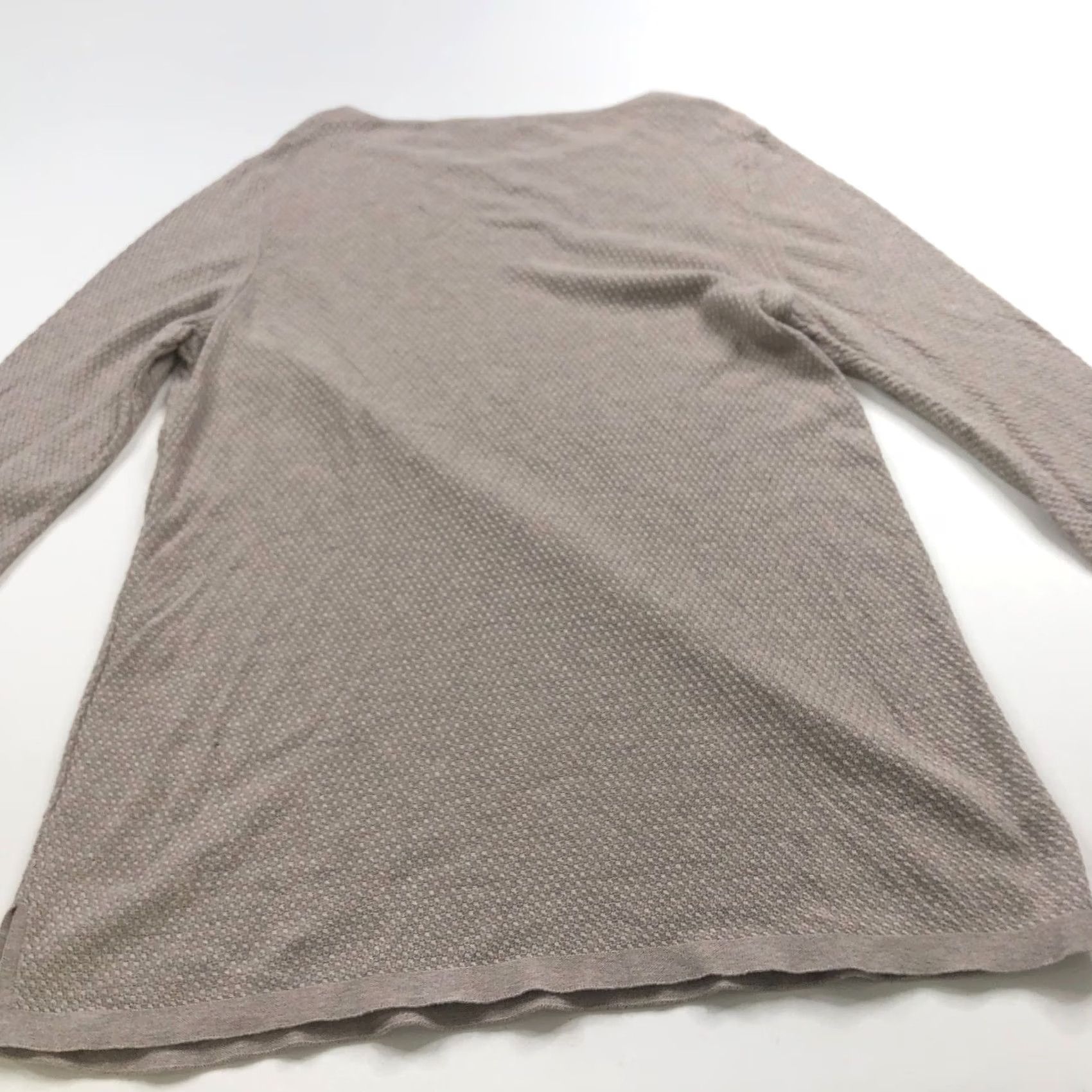 J. Jill J. Jill L Women's Knit Boat Neck Pullover Lightweight Sweater Tan Oatmeal Shirt/Top Size L / US 10 / IT 46 - 7 Thumbnail