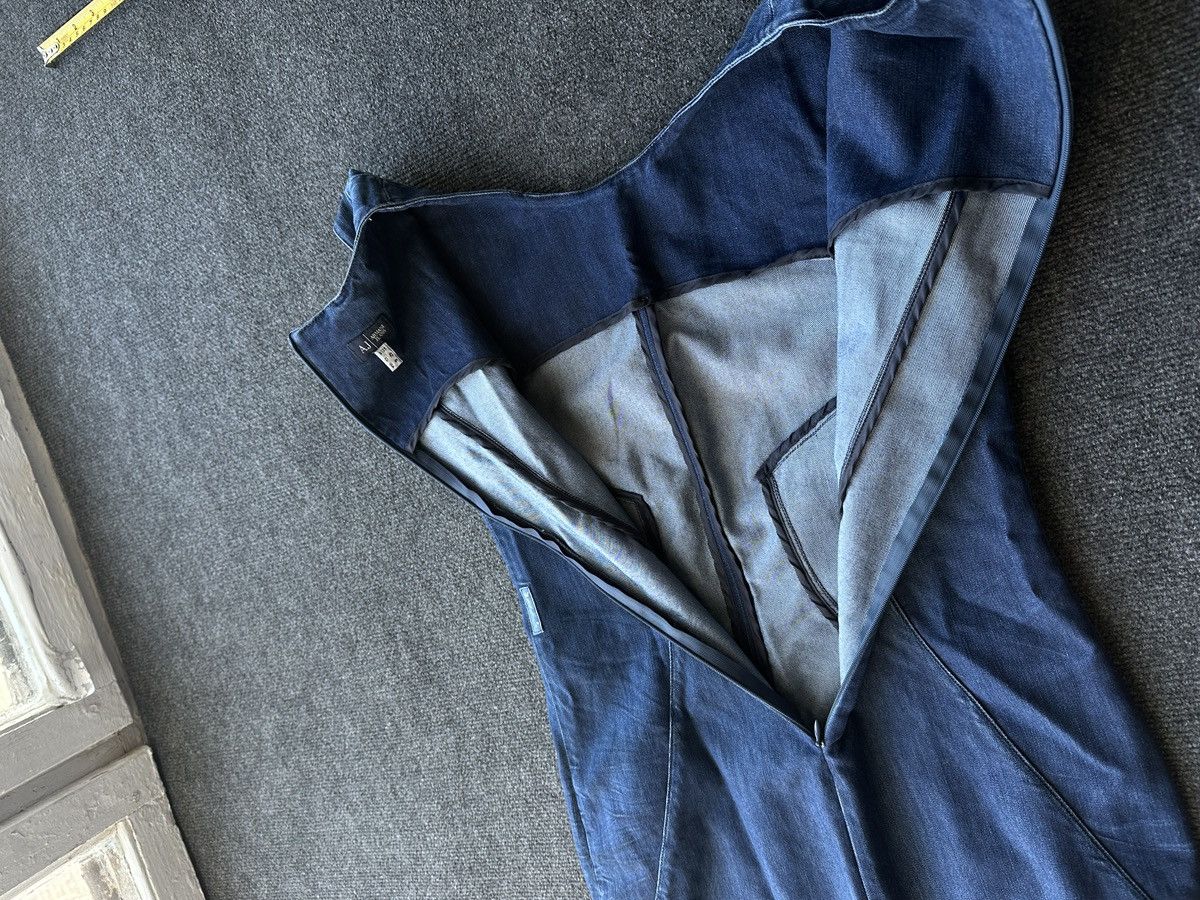 Armani ARMANI JEANS 🚨 DENIM BLUE DRESS LUXURY OLD MONEY WOMEN Size M / US 6-8 / IT 42-44 - 11 Thumbnail