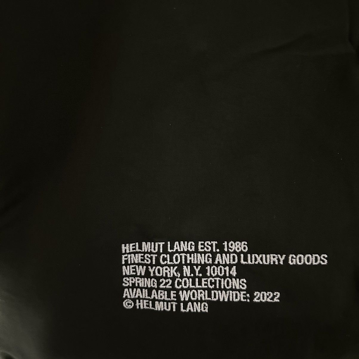 Helmut Lang New Helmut Lang Coach Jacket Size Large Size US L / EU 52-54 / 3 - 3 Thumbnail
