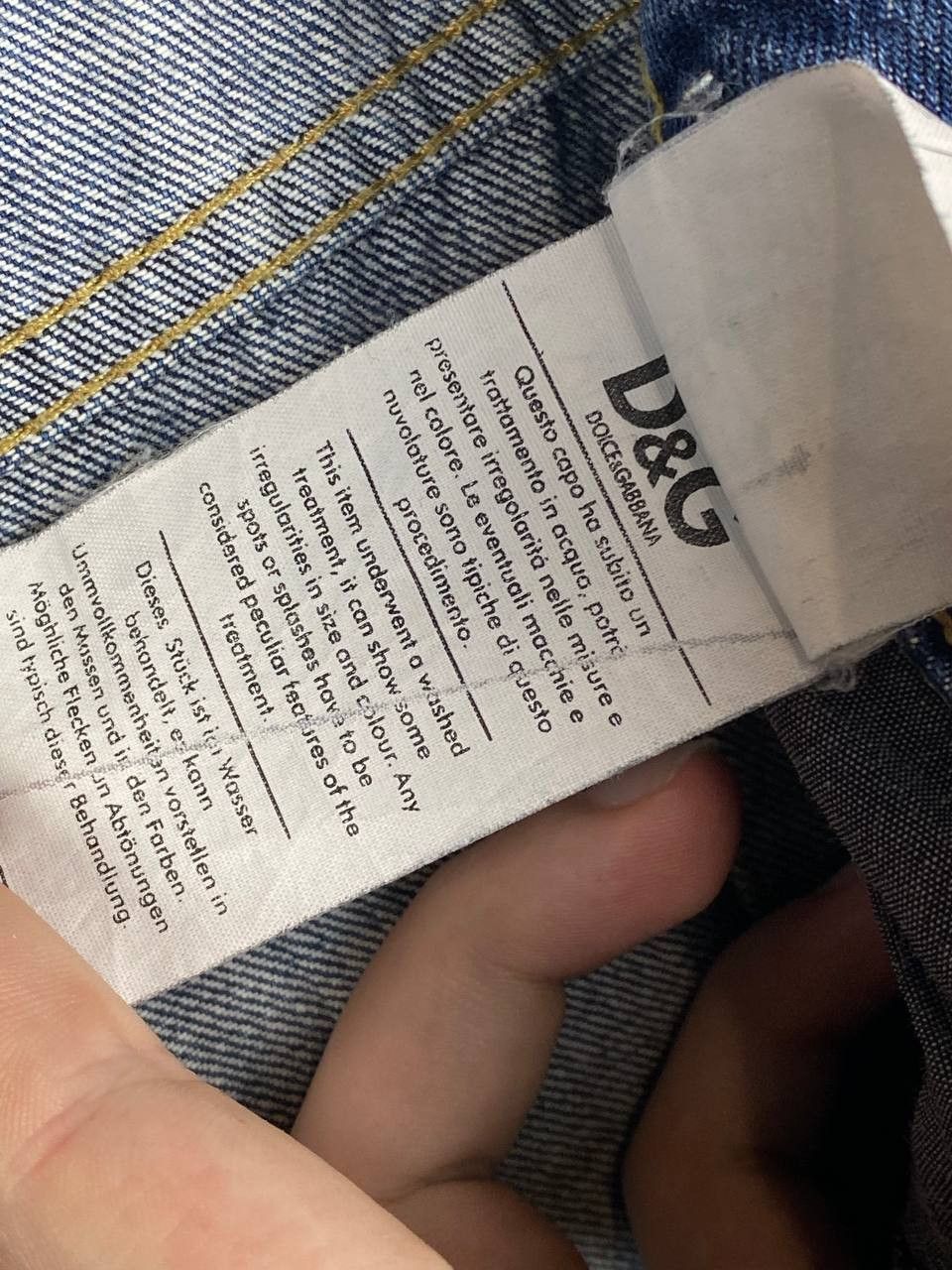Dolce & Gabbana Y2K Dolce & Gabbana Trash Style Jeans D&G Distressed Jeans Size US 32 / EU 48 - 17 Thumbnail