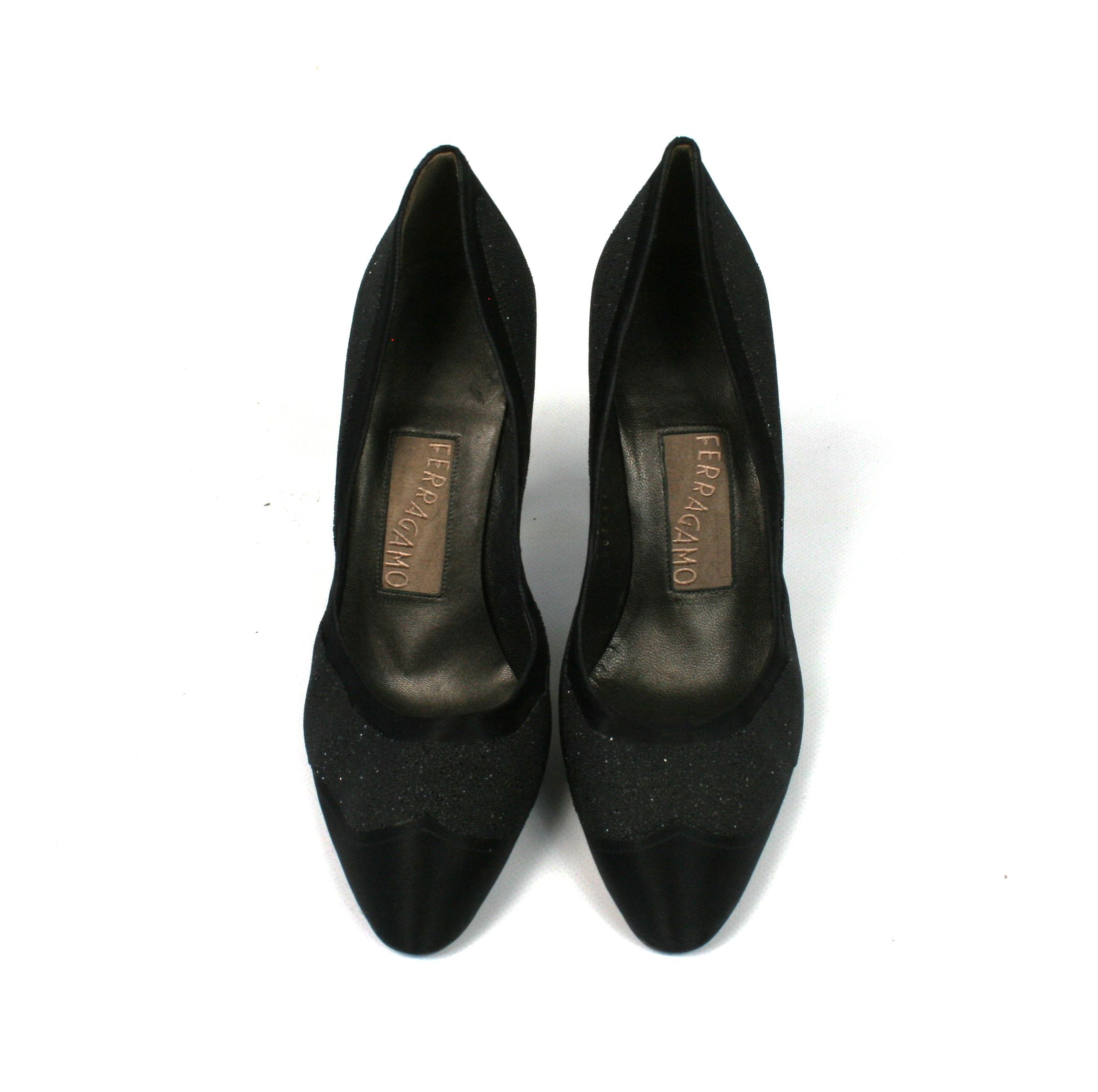 Salvatore Ferragamo Satin Beads Heels Size US 9 / IT 39 - 5 Thumbnail
