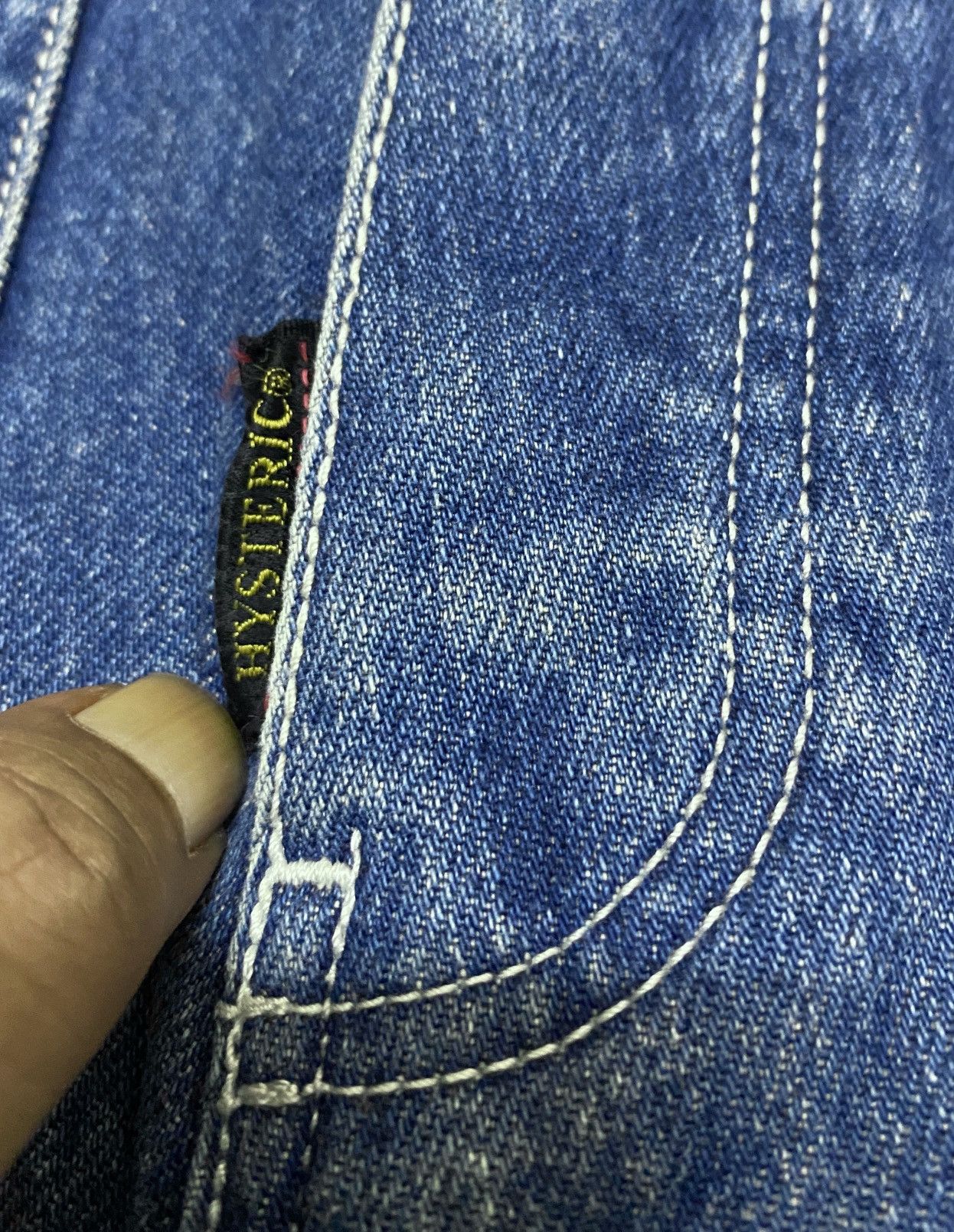 Hysteric Glamour Vintage Japanese Brand Hysteric Glamour Baggy Jeans 1990s Size US 30 / EU 46 - 8 Thumbnail