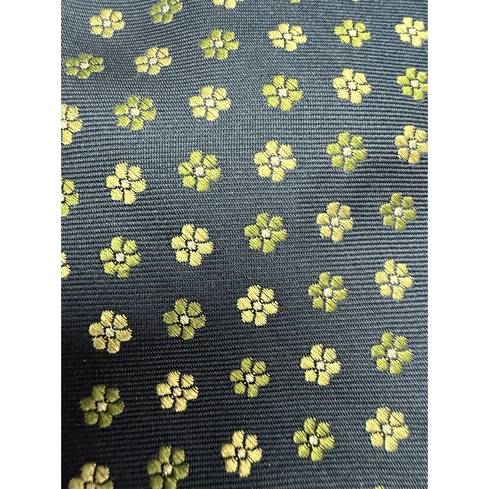 Other BEAU BRUMMEL Floral Flower MEN'S TIE 100% SILK handmade Size ONE SIZE - 6 Thumbnail