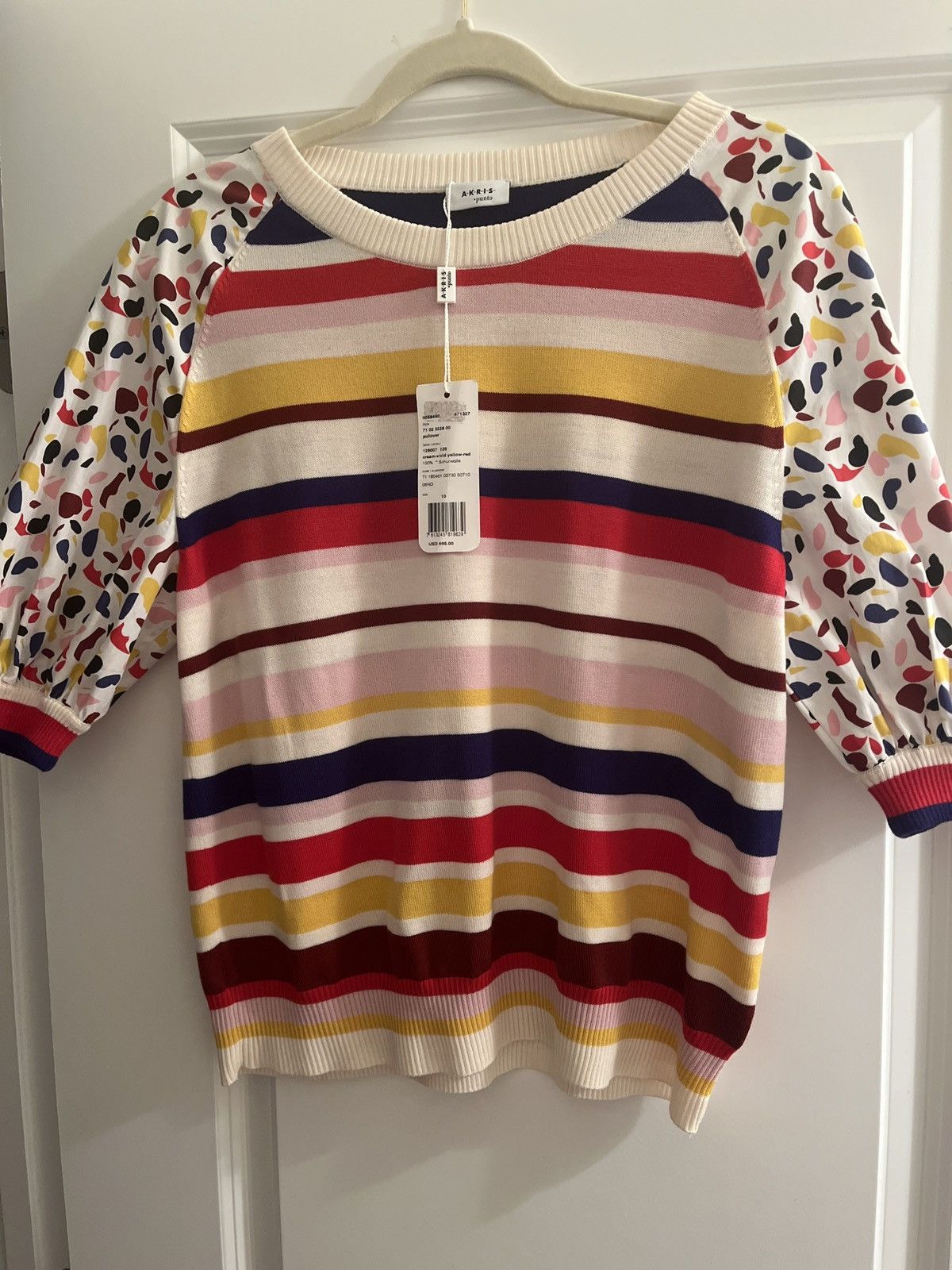 Akris Akris Punto Balloon Sleeve Shirt Size L / US 10 / IT 46 - 1 Thumbnail