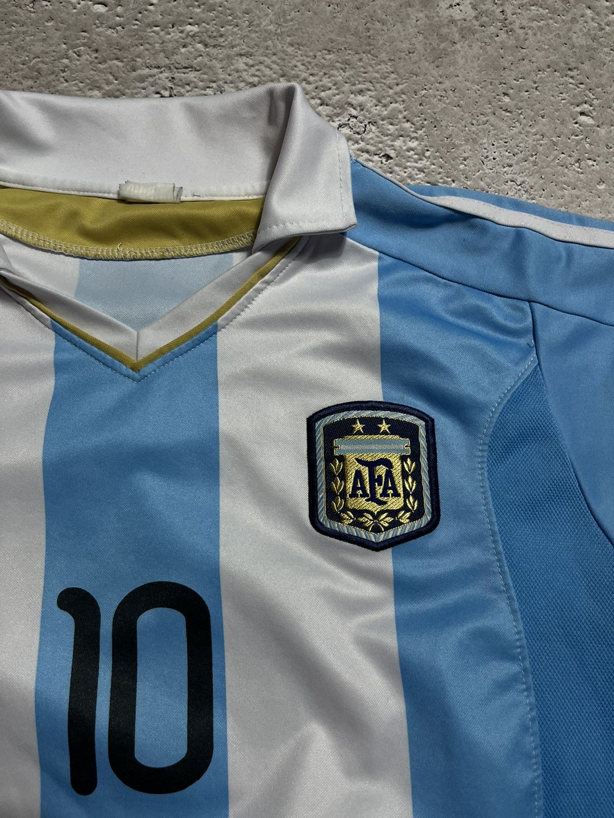 Other World Cup Argentina 10 Messi Soccer Football Jersey Home L Size US L / EU 52-54 / 3 - 4 Thumbnail