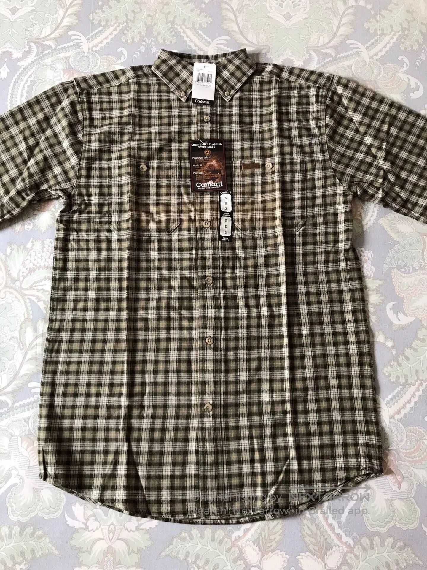 Carhartt Carhartt S131 LDN Flannel Work Shirt. Size US S / EU 44-46 / 1 - 3 Thumbnail