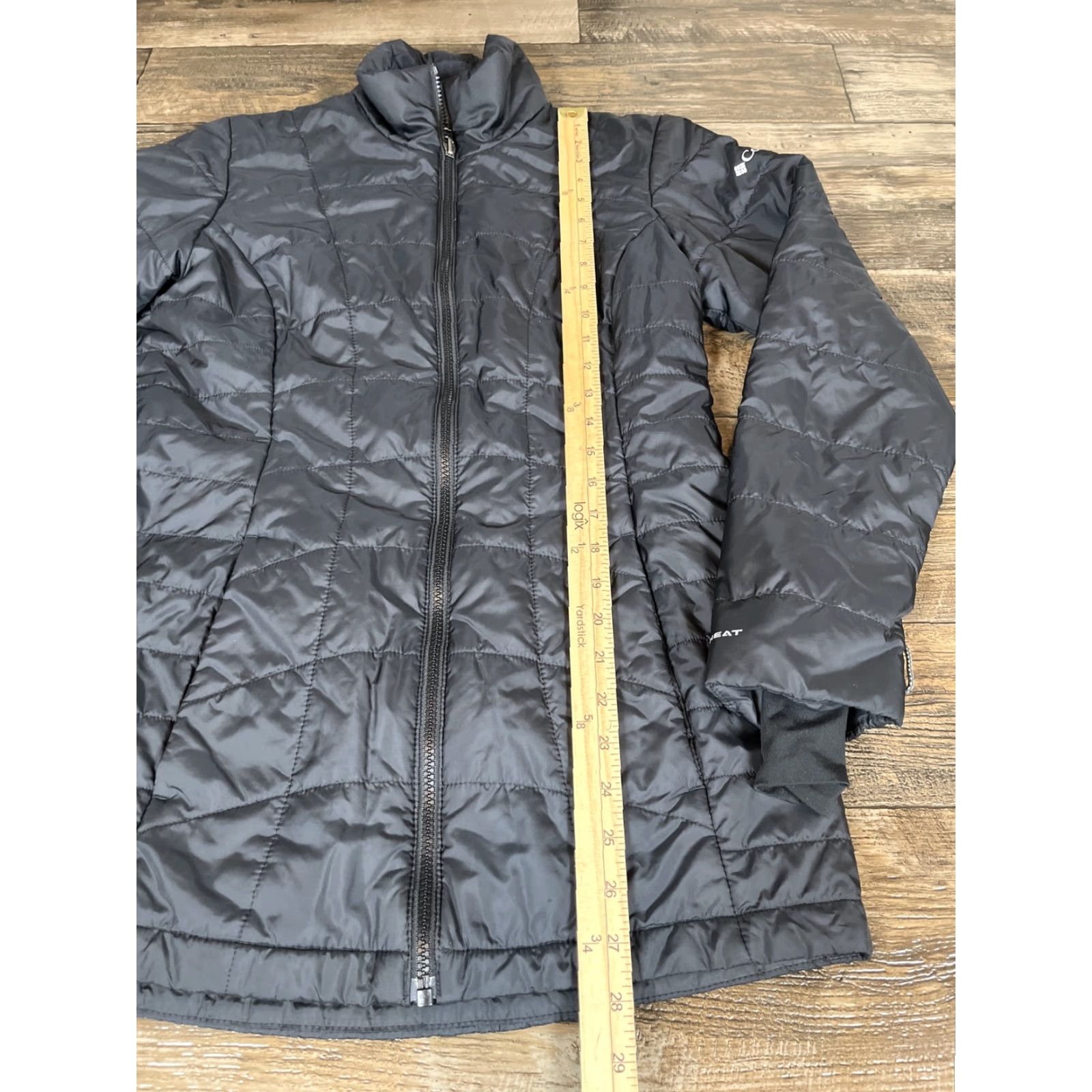 Vintage Columbia Omniheat Puffer Jacket Womens Small Parka Lined Full Zip Black S Regular Zip Men? Size S / US 4 / IT 40 - 2 Thumbnail