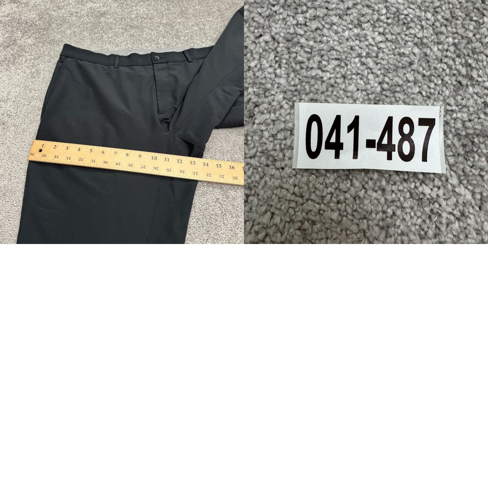 Nike Nike Golf Dri-Fit Pants Mens 38x30 Black Stretch Performance Active Regular Straight Garment Care Machine Washable Pockets Size US 38 / EU 54 - 10 Thumbnail