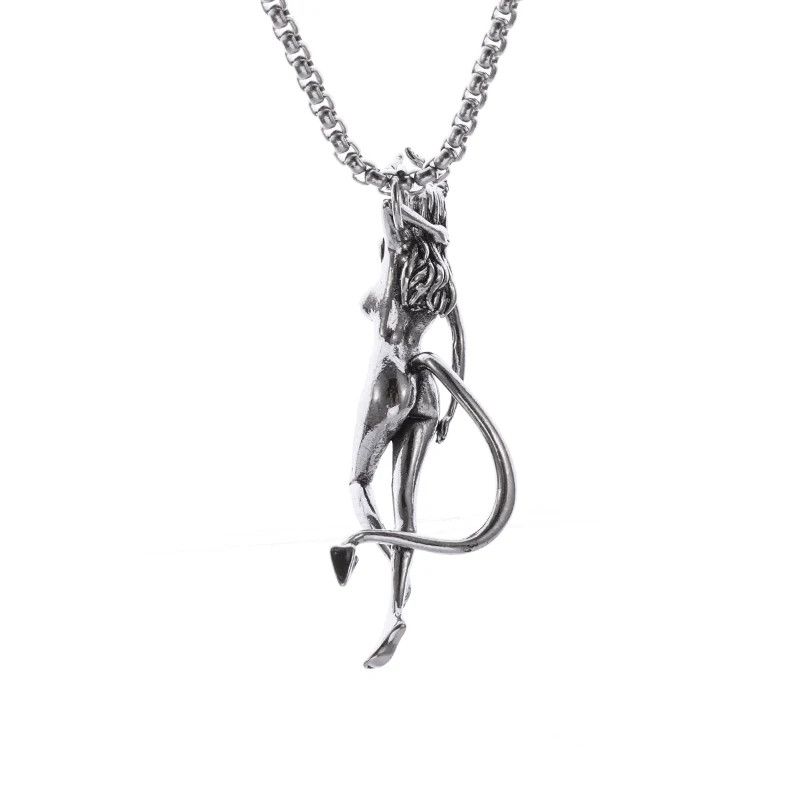 Jewelry Magic Beautiful Girl Pendant Necklace Size ONE SIZE - 5 Thumbnail