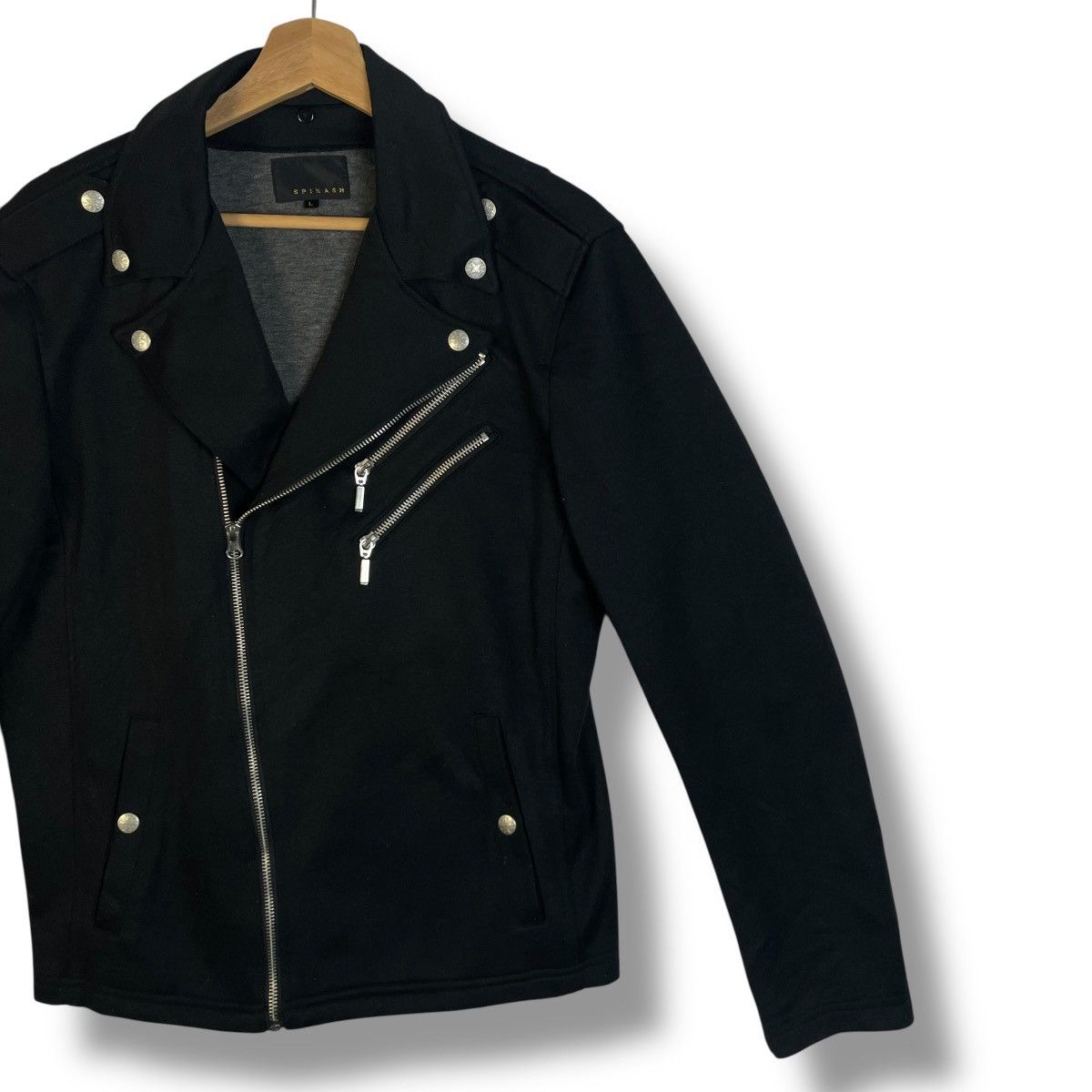 If Six Was Nine 🇯🇵 SPINASH MOLESKIN DOUBLE COLLAR PUNK GOTHIC JACKET Size US L / EU 52-54 / 3 - 5 Thumbnail