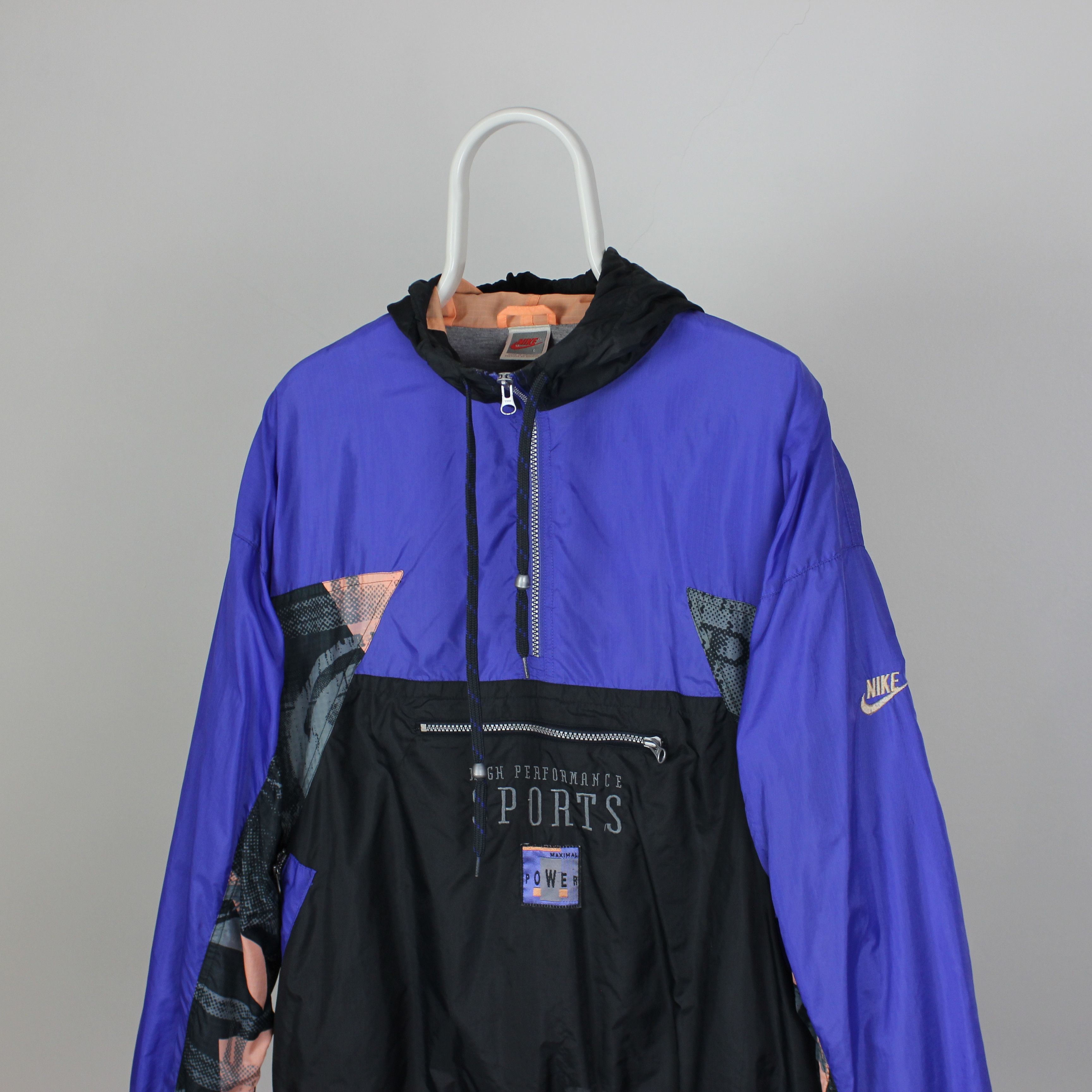 Nike Nike jacket light men nylon L XL men blue anorak Size US L / EU 52-54 / 3 - 2 Thumbnail