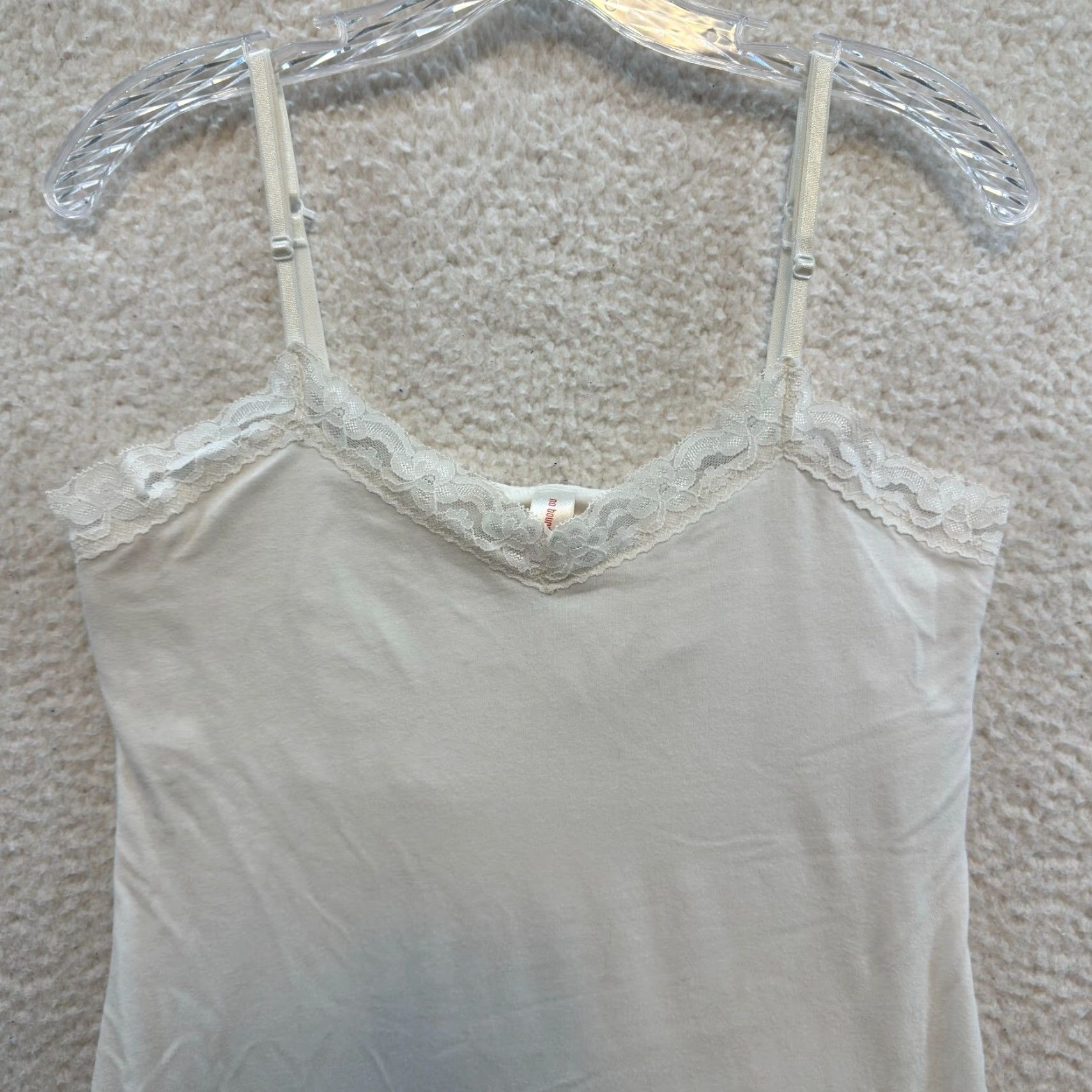 Vintage Y2K Vintage No Boundaries Camisole Tank Top White Lace Grunge Boho Fairy Large L Shirt Womens Size L / US 10 / IT 46 - 3 Thumbnail