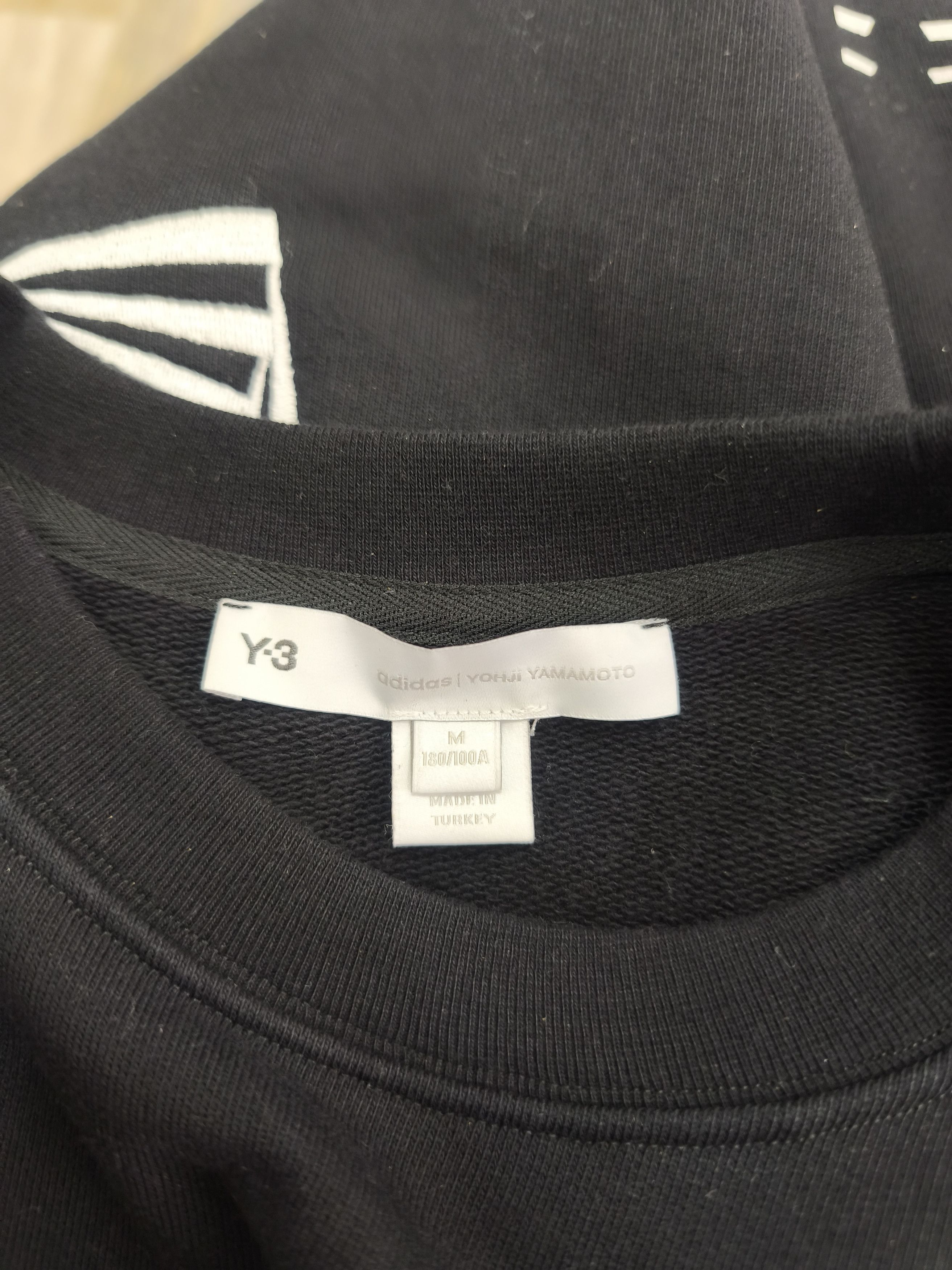 Y-3 Yohji Yamamoto Y-3 OPTIMISTIC ILLUSIONS SWEATSHIRT Size US M / EU 48-50 / 2 - 8 Thumbnail