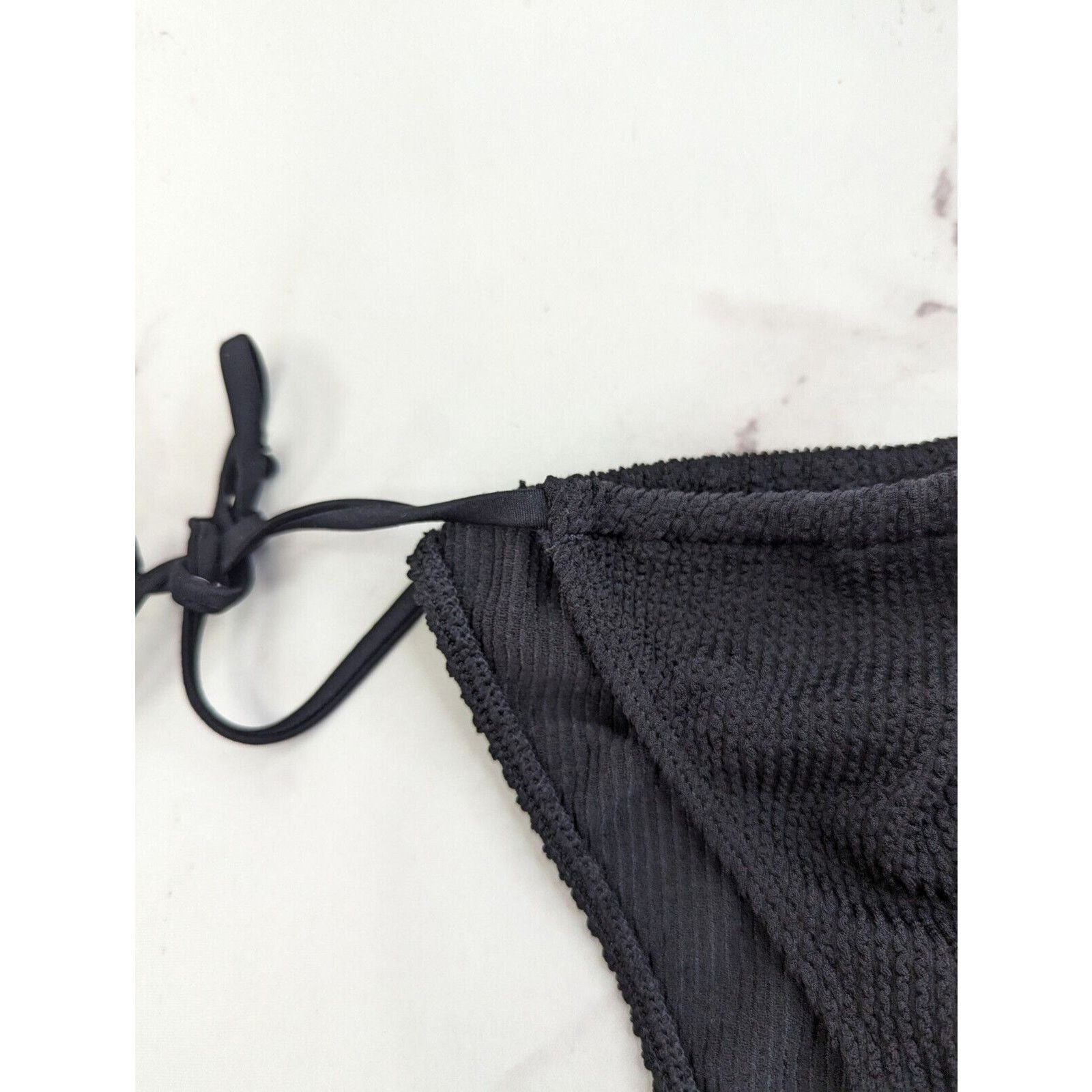 Good American Good American Swim Bottom Women 1 2 S M Black Ties Bikini Size S / US 4 / IT 40 - 2 Thumbnail