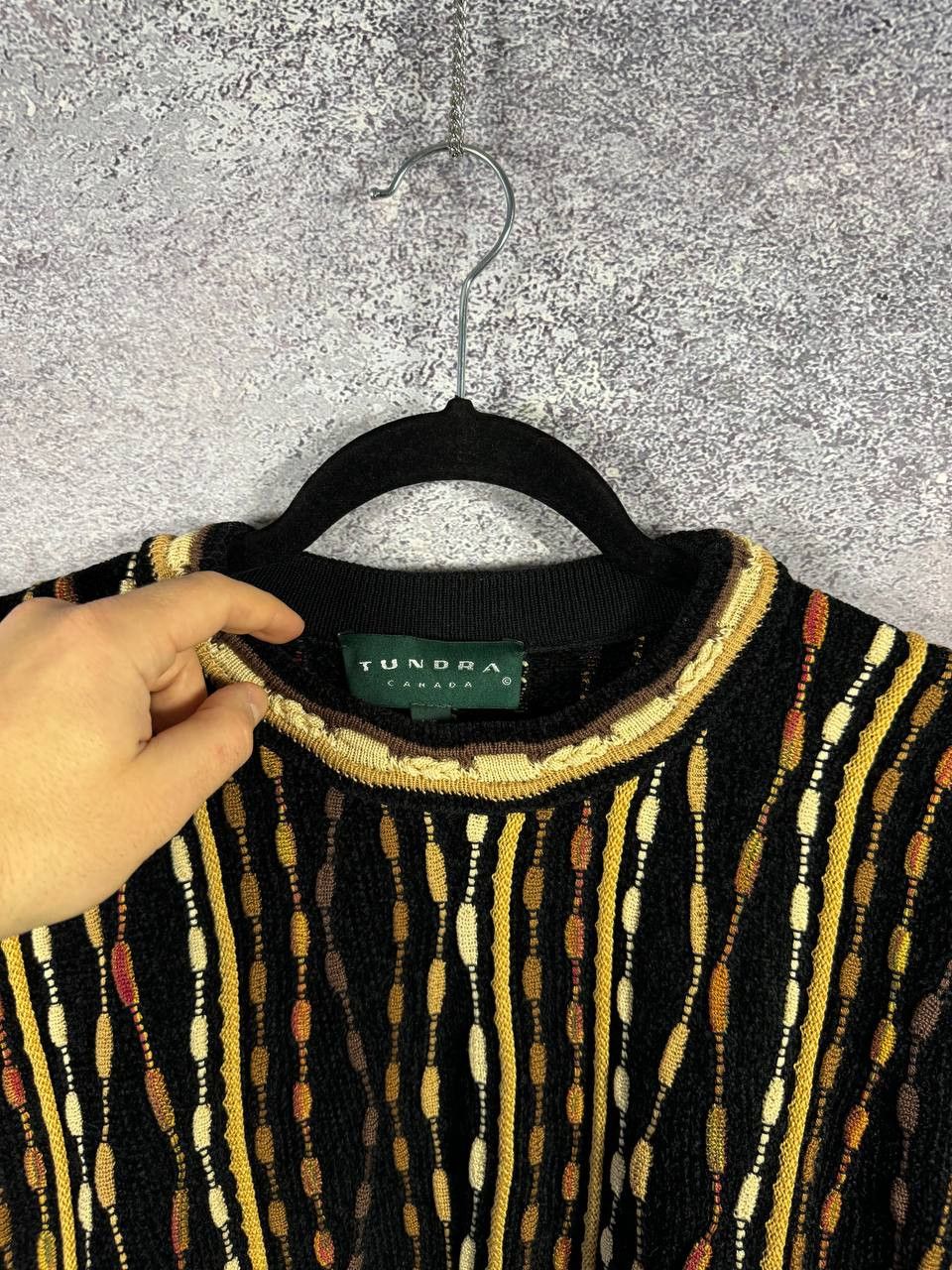 Tundra Canada Vintage Tudra Canada 3D Chunky Sweater Coogi Cosby Style Size US L / EU 52-54 / 3 - 3 Thumbnail