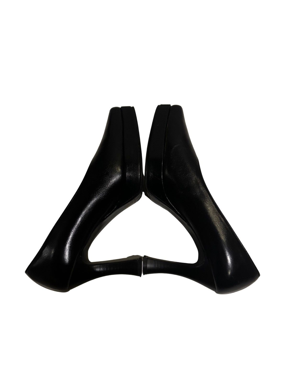 Other Comfort black leather Heels.wf1510 Size US 6.5 / IT 36.5 - 6 Thumbnail