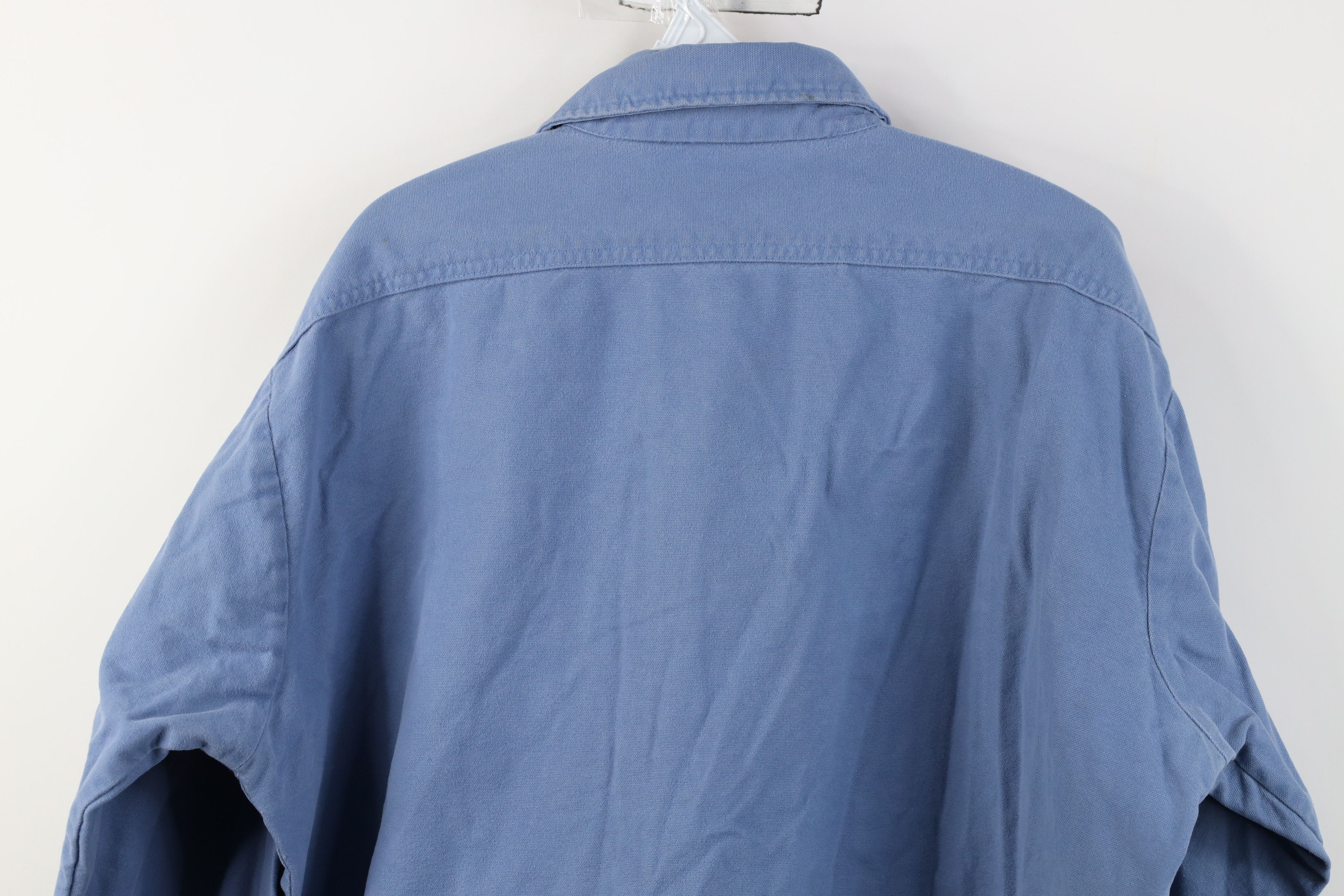 FiveBrother Vintage 70s Five Brother Chamois Cloth Collared Button Shirt Size US XL / EU 56 / 4 - 14 Thumbnail
