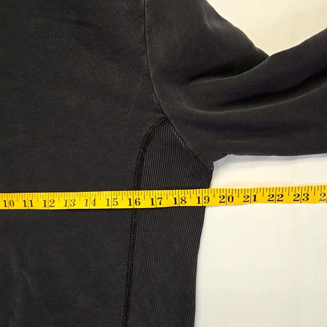 Levi's Levi's Black Hoodie Zipper Front Large Cropped Sweatshirt Size L / US 10 / IT 46 - 12 Thumbnail