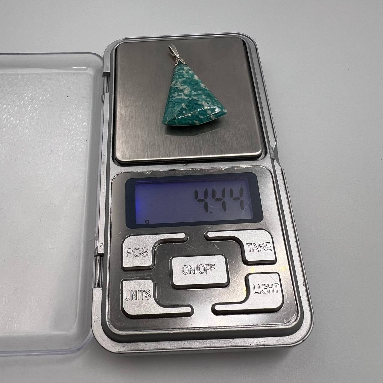 Vintage Vintage Pendant Sterling Silver 925 Amazonite Gemstone Size ONE SIZE - 6 Thumbnail