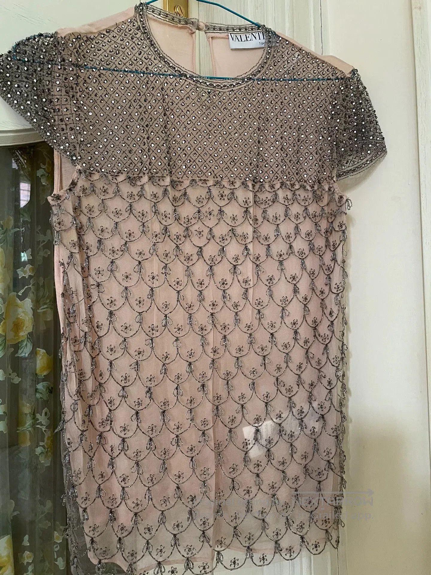 Valentino Valentino Beaded Short Sleeve Top. Size US XXL / EU 58 / 5 - 1 Thumbnail