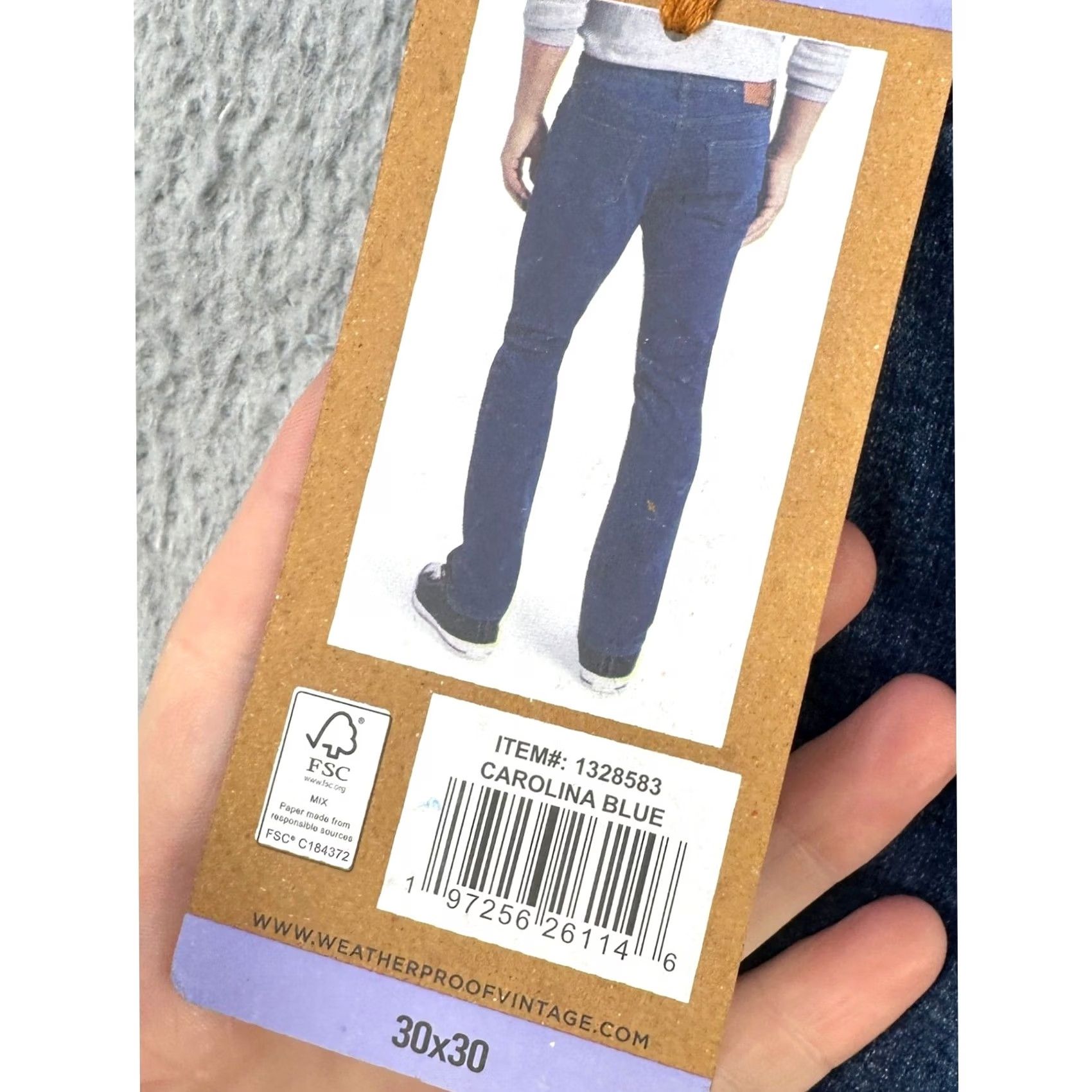 Izod VINTAGE Izod Mens Straight Jeans Blue Stretch Performance Tech Denim NEW 30X30 Mens Size US 30 / EU 46 - 2 Thumbnail