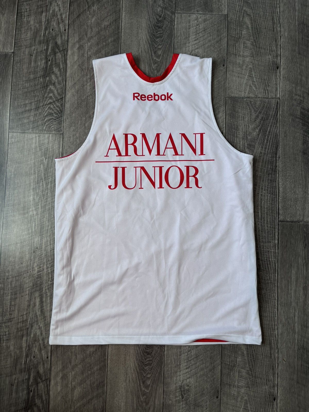 Reebok Vintage Reebok Olimpia Milano Armani Jeans Junior Jersey XL Size US XL / EU 56 / 4 - 4 Thumbnail
