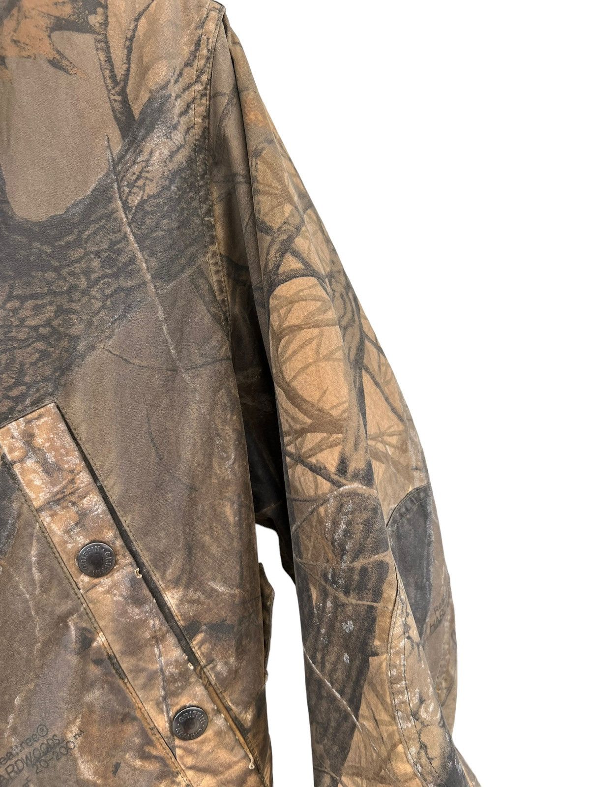 Griffin Vintage Griffin Brits X Realtree Camo Waxed Belted Jacket Size US S / EU 44-46 / 1 - 14 Thumbnail