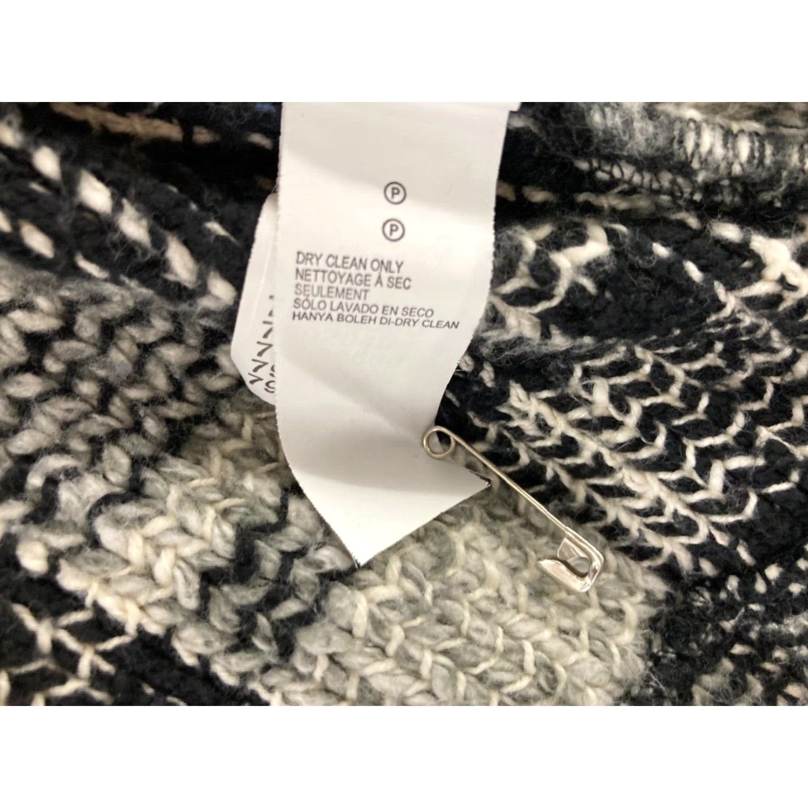 Lucky Brand Lucky Brand Sweater Multicolor Full Zip Womens Medium Long Sleeve Cotton Blend Size M / US 6-8 / IT 42-44 - 4 Thumbnail