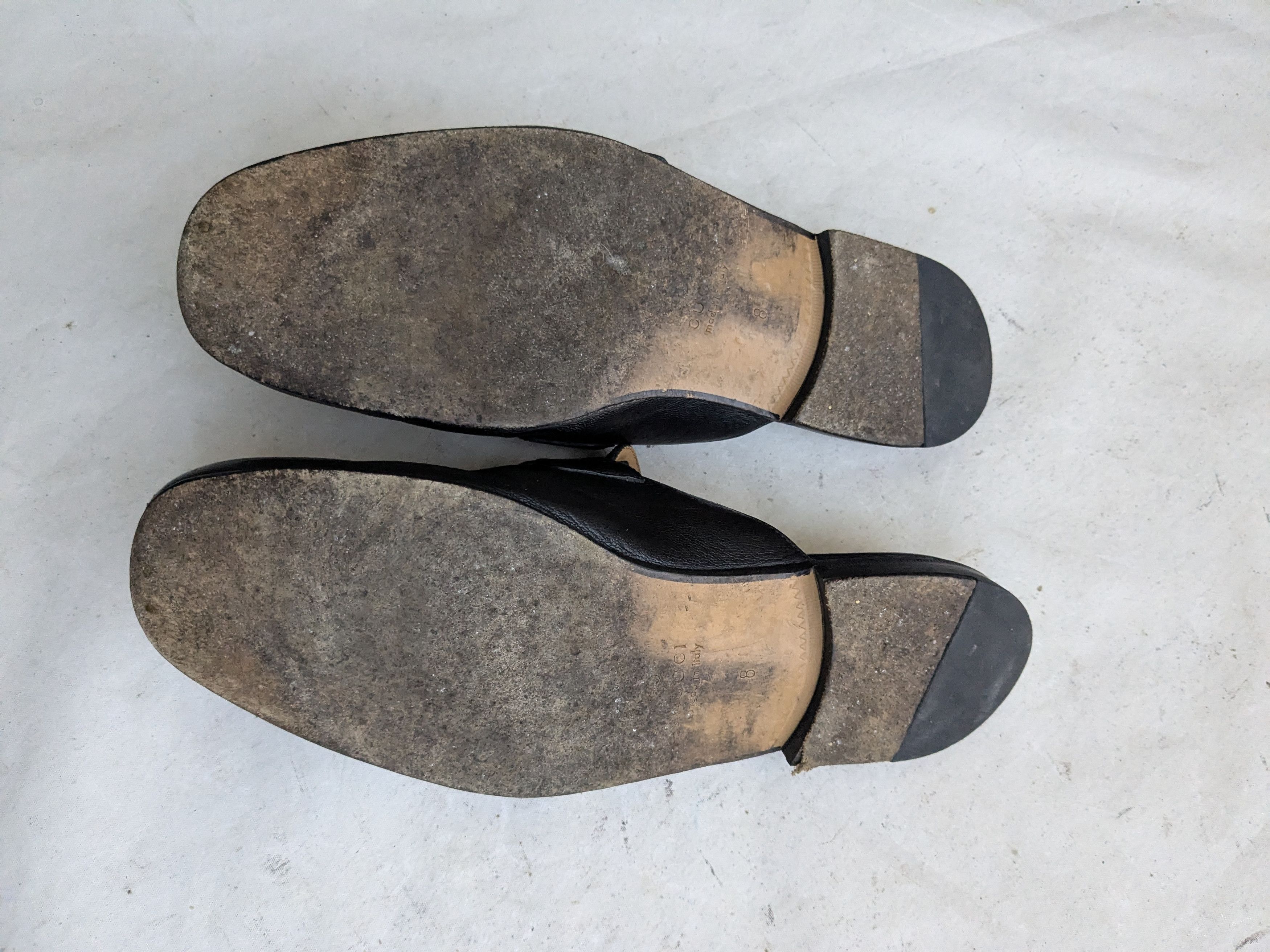 Gucci Gucci Horsebit Loafers Black Leather 8.5 Snaffle Mules Size US 8.5 / EU 41-42 - 11 Thumbnail
