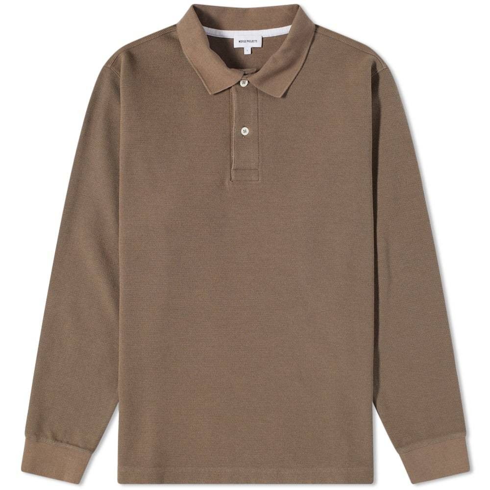 Norse Projects Ruben Texture Polo Brown
