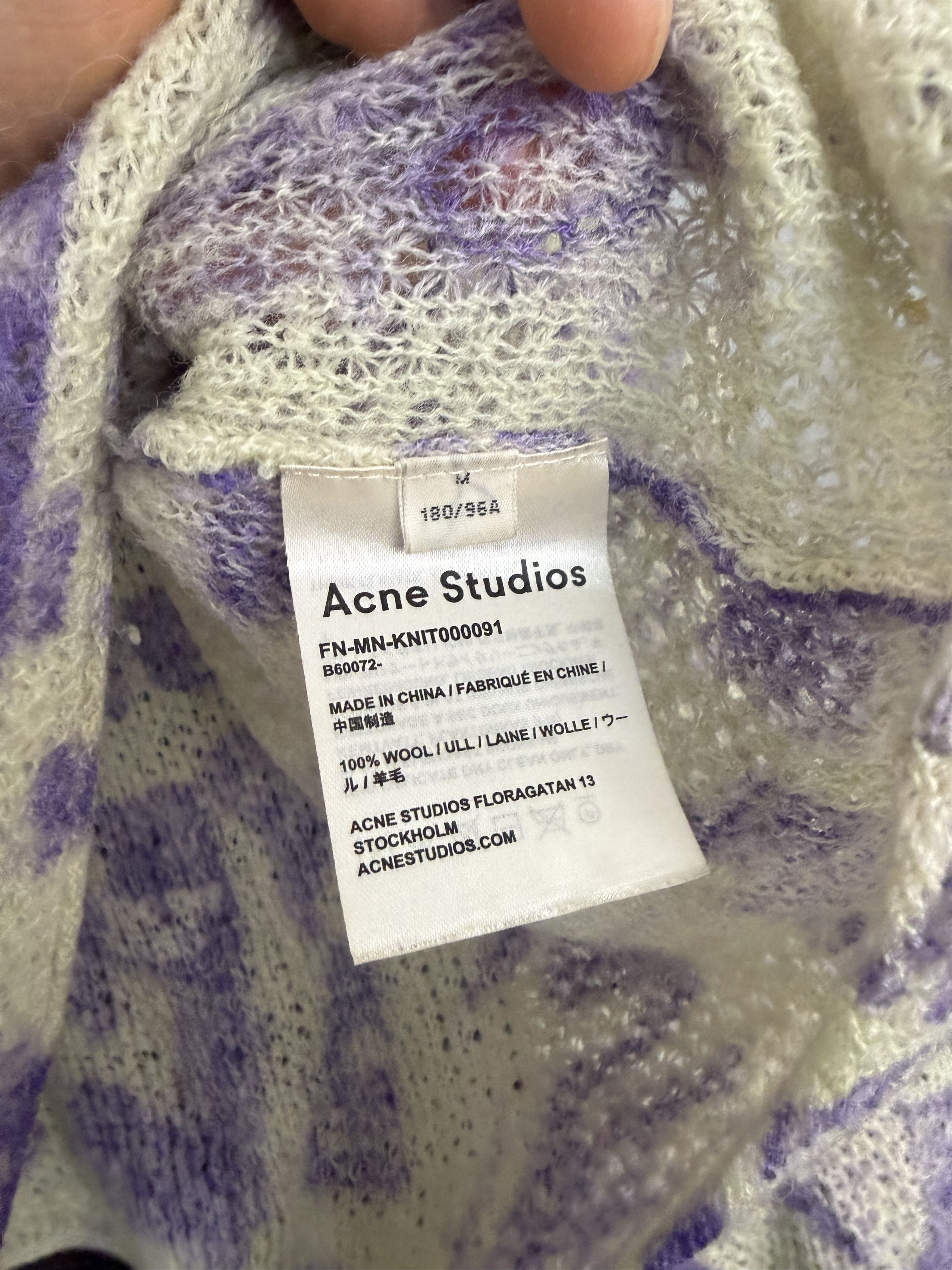 Acne Studios Acne Studios Rave Poster Scribble FW19 sweater Size US M / EU 48-50 / 2 - 6 Thumbnail