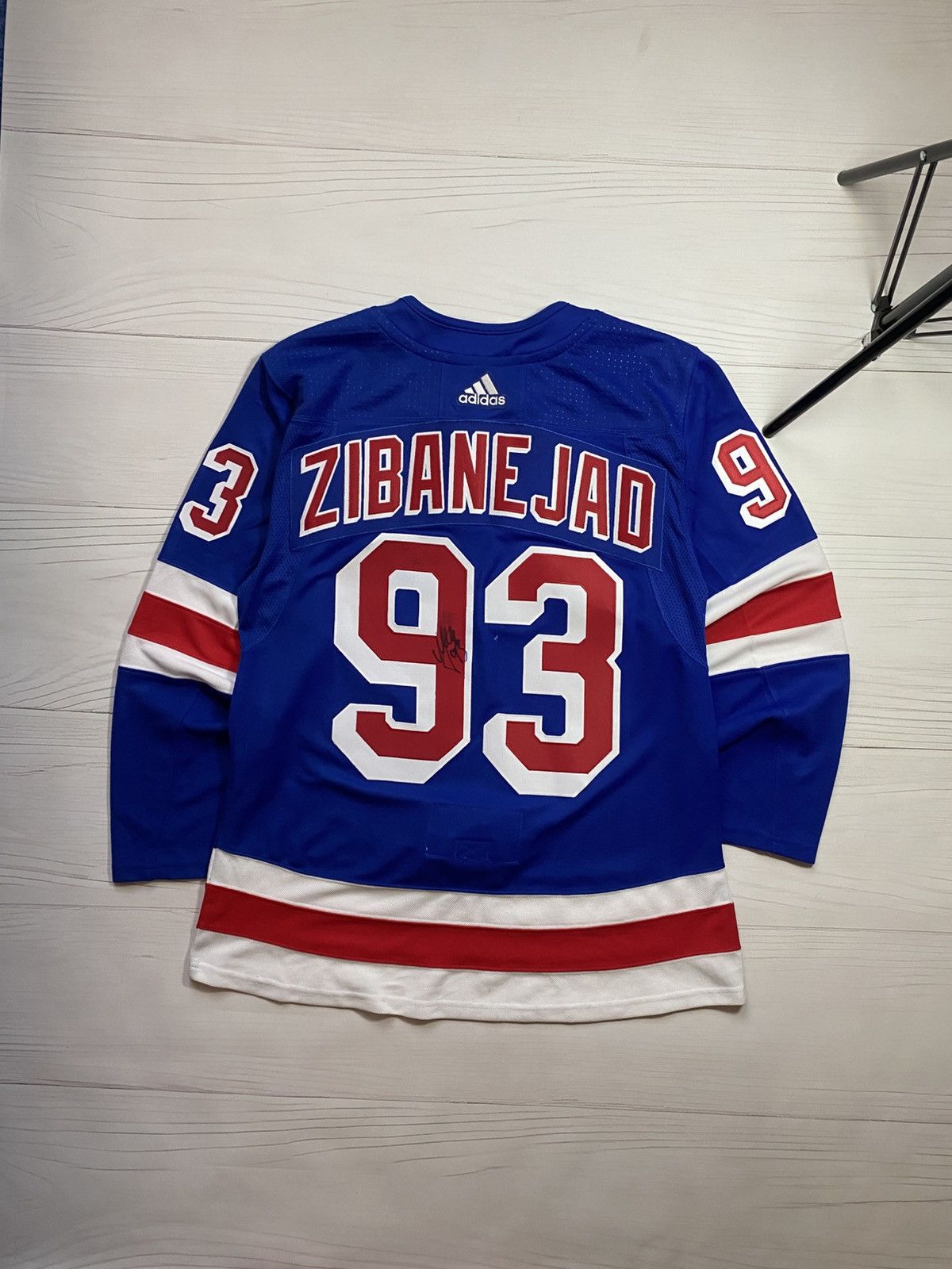 Adidas Adidas New York Rangers signed #93 Zibanejad NHL jersey Size US M / EU 48-50 / 2 - 2 Thumbnail