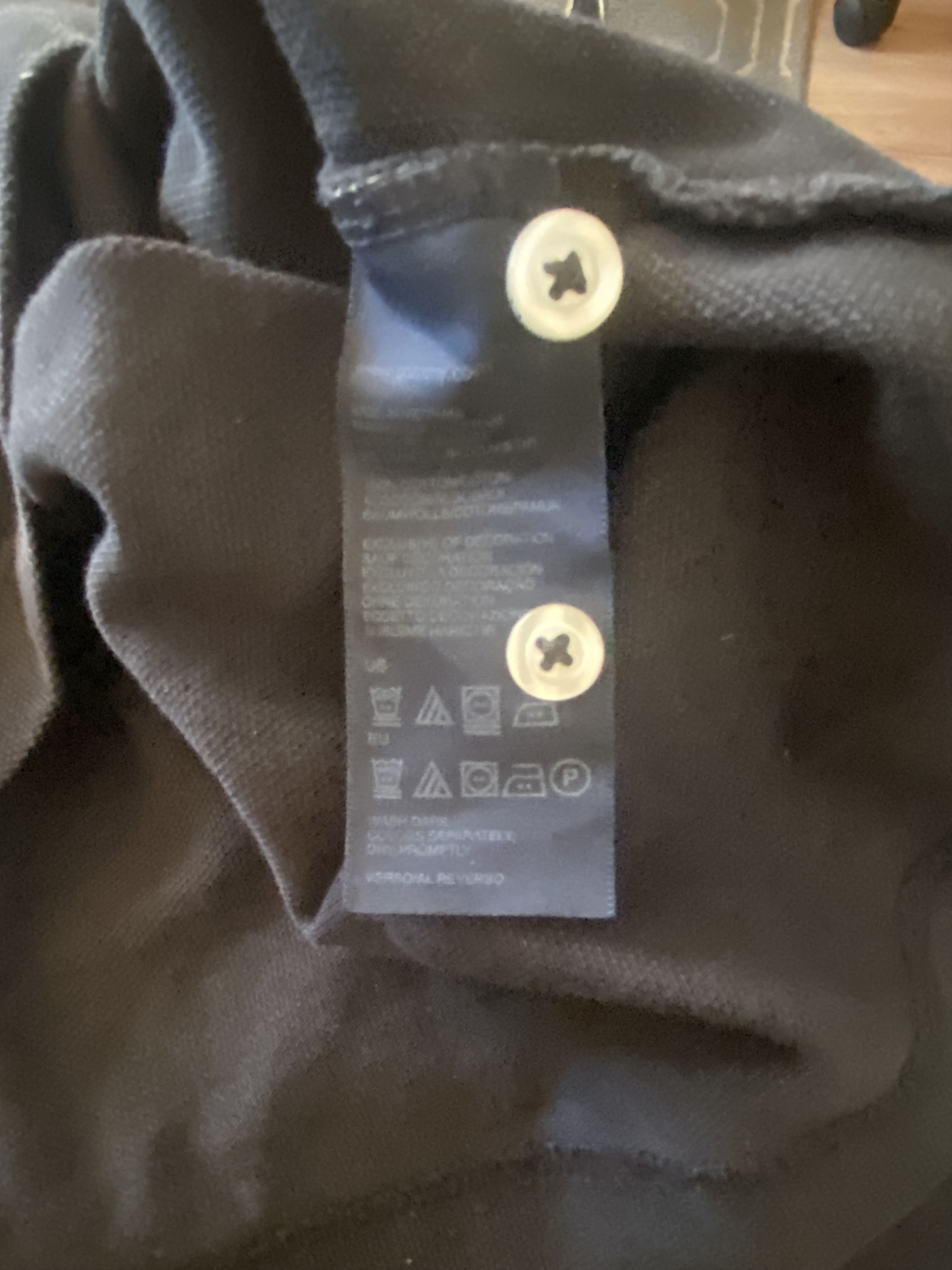 Tommy Hilfiger Men's black polo shirt TOMMY HILFIGER - M - UNIQUE Size US M / EU 48-50 / 2 - 4 Thumbnail