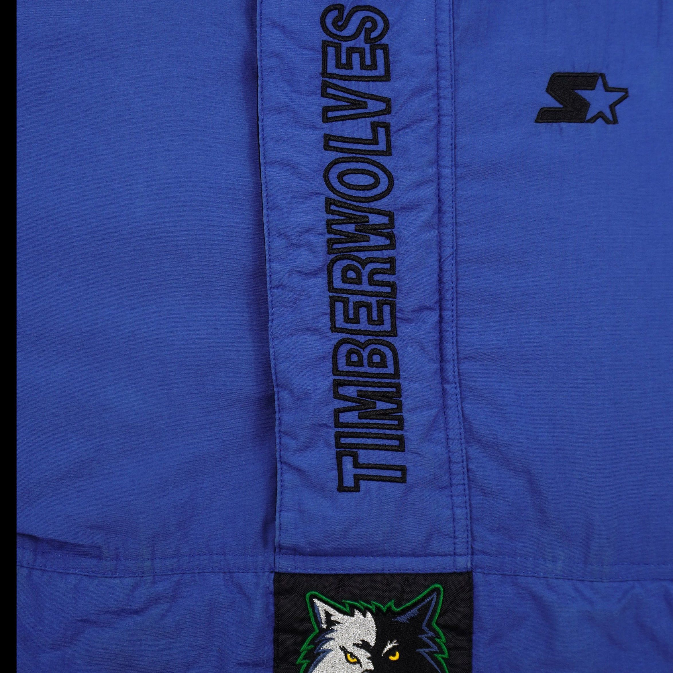 Starter NBA - Minnesota Timberwolves Pullover Jacket 1990s Size US XL / EU 56 / 4 - 5 Thumbnail