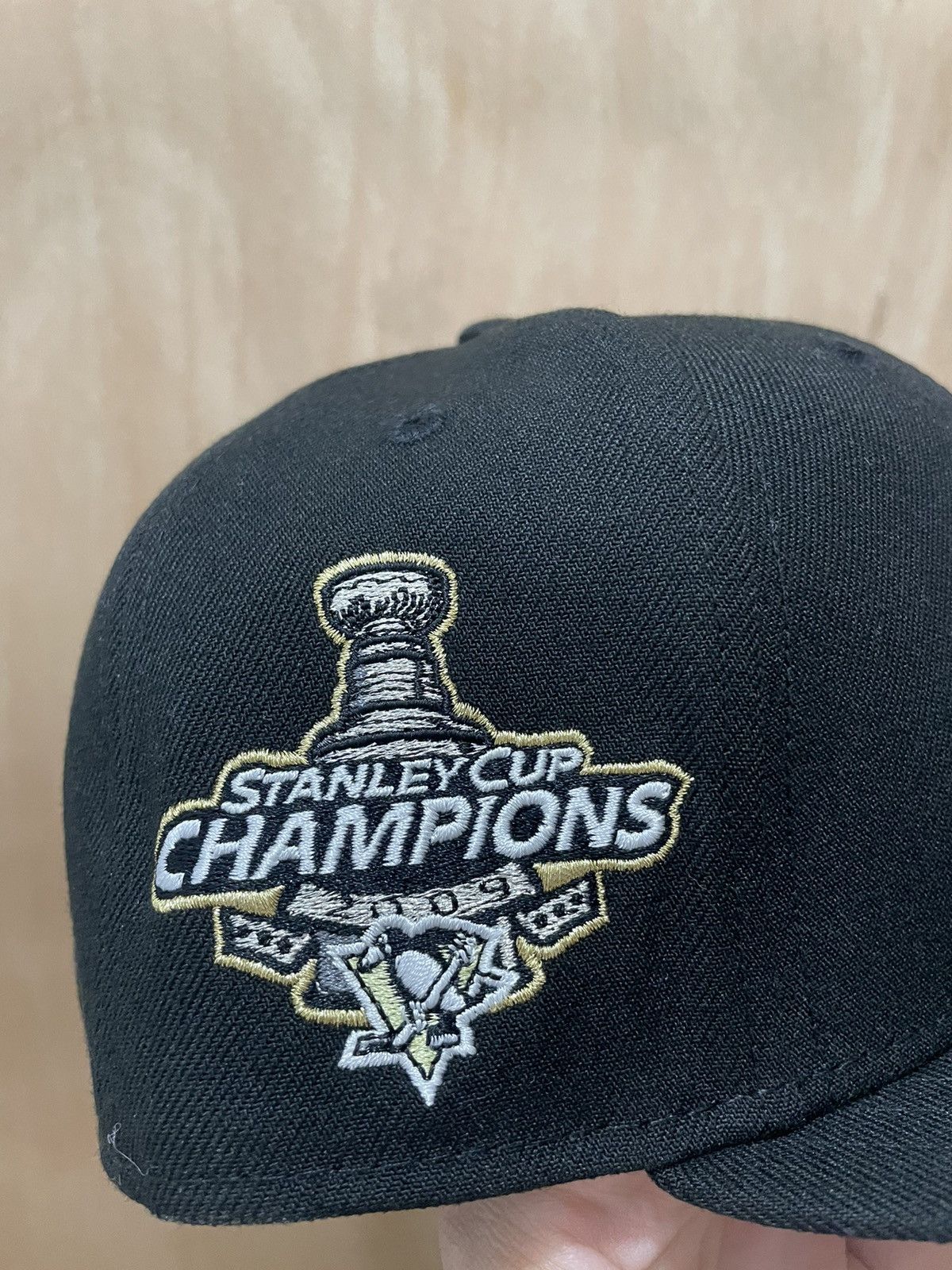 New Era Topperz Pittsburg penguins 2009 Stanley cup champions 7 1/4 Size ONE SIZE - 4 Thumbnail