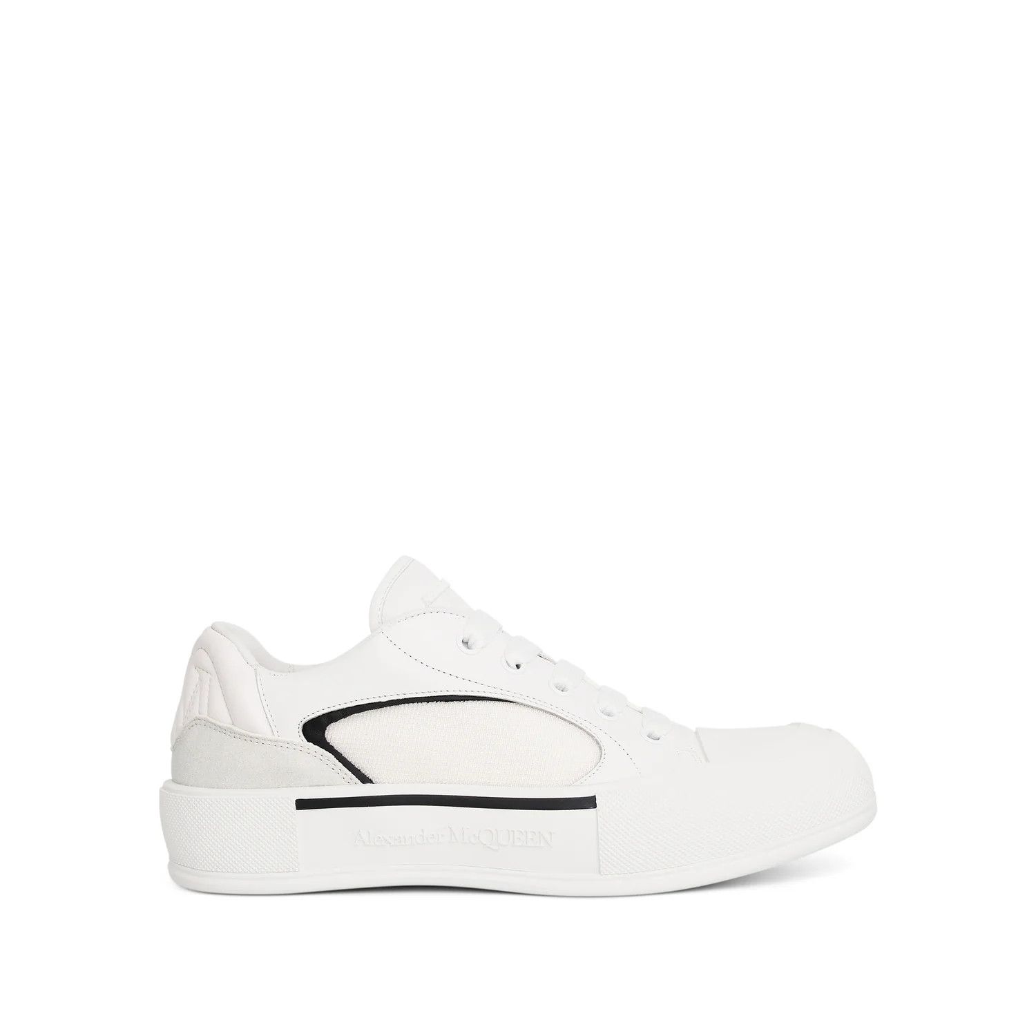 Alexander McQueen o1mris0824 Sneaker in Black & White Size US 11 / EU 44 - 1 Thumbnail