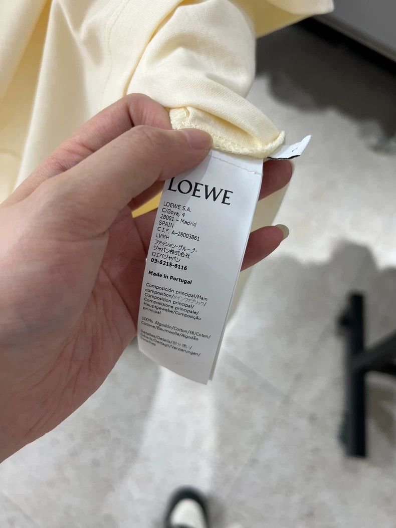 Loewe LOEWE Light yellow short sleeves Size S / US 4 / IT 40 - 3 Thumbnail