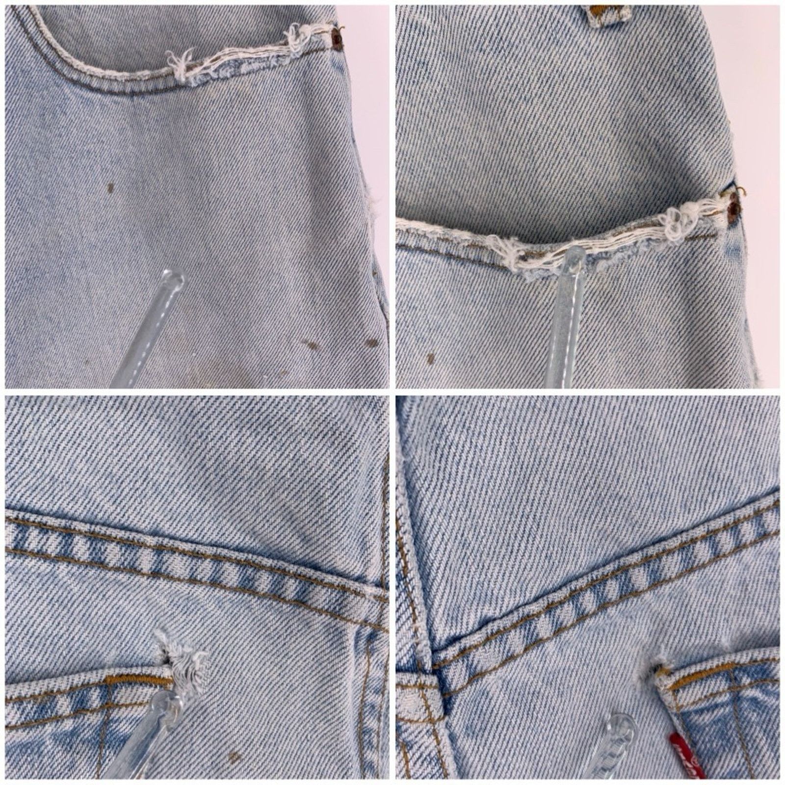 Levi's VTG Levi’s 550 Jeans 38x30 Blue Relaxed Fit USA Thrashed Size US 38 / EU 54 - 14 Thumbnail