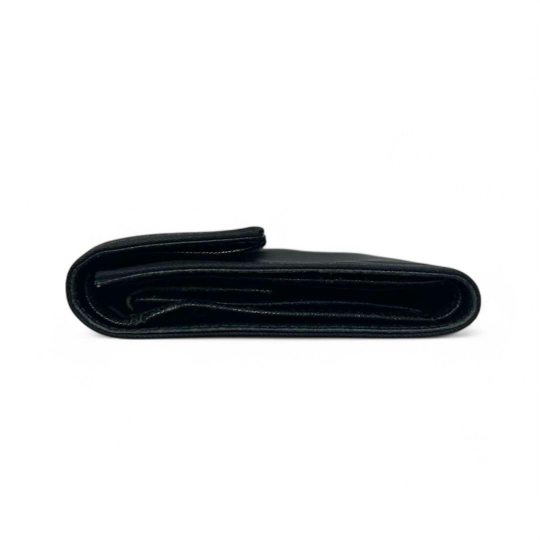 Prada Prada - Milano Black Leather Wallet Bi-fold Folding Size ONE SIZE - 4 Thumbnail