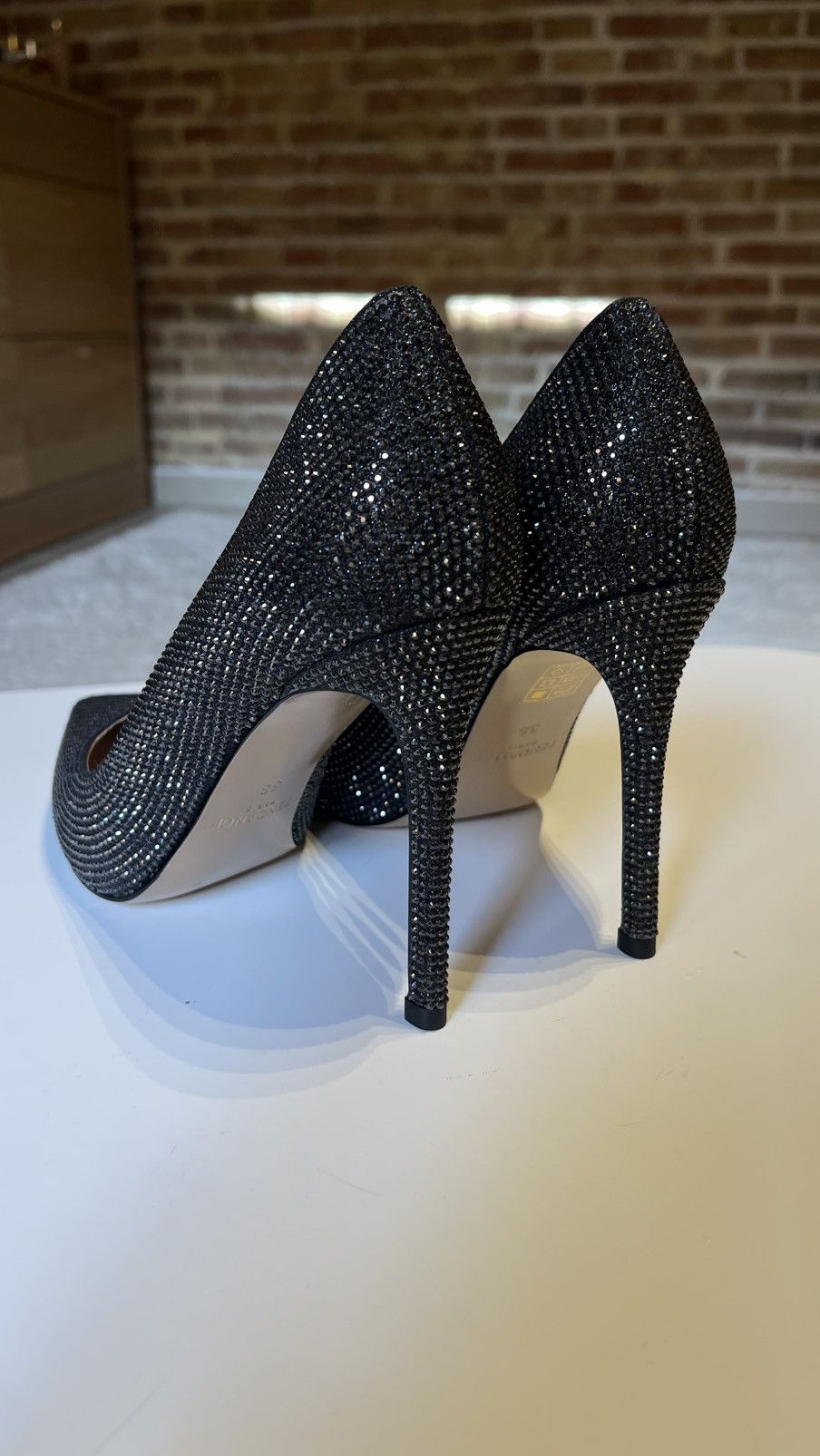 Other Tendance Paris Rhinestone Heels Size 38 Size US 8 / IT 38 - 2 Thumbnail