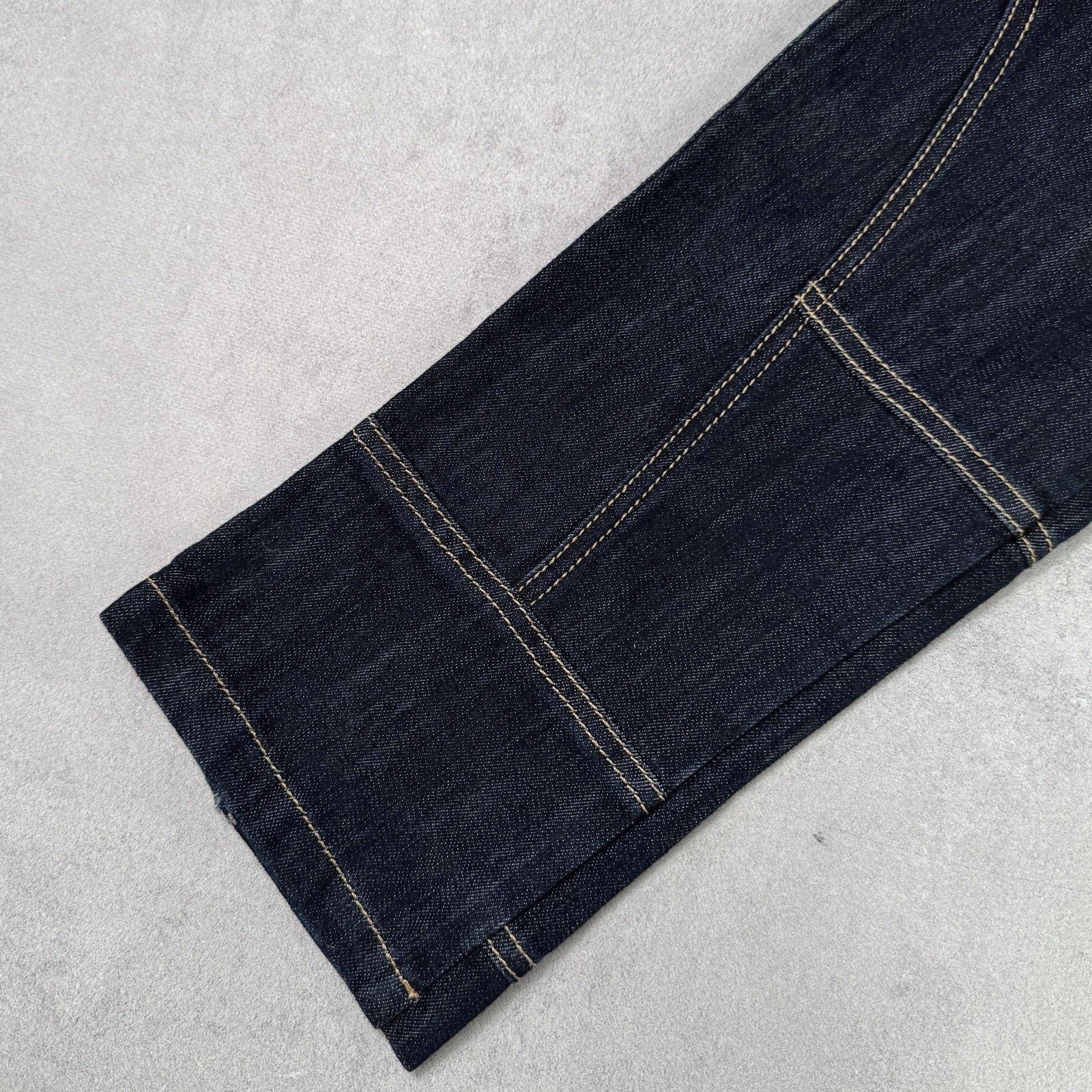 Gucci Vintage Gucci Breeches Denim Pants Blue Avant Garde Cropped Size 27" / US 4 / IT 40 - 6 Thumbnail