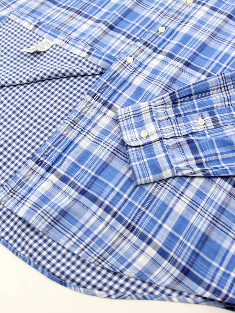 Polo Ralph Lauren POLO RALPH LAUREN Blue checkered shirt, 2 layers Size US XXL / EU 58 / 5 - 7 Thumbnail