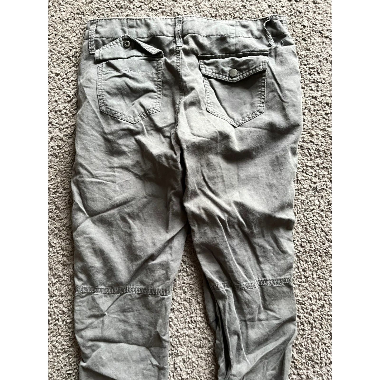 Calvin Klein CALVIN KLEIN Pants Women Slim Fit Jogger Cotton Blend Gray 2 Regular Inseam 27" Casual Sports Size 26" / US 2 / IT 38 - 4 Thumbnail