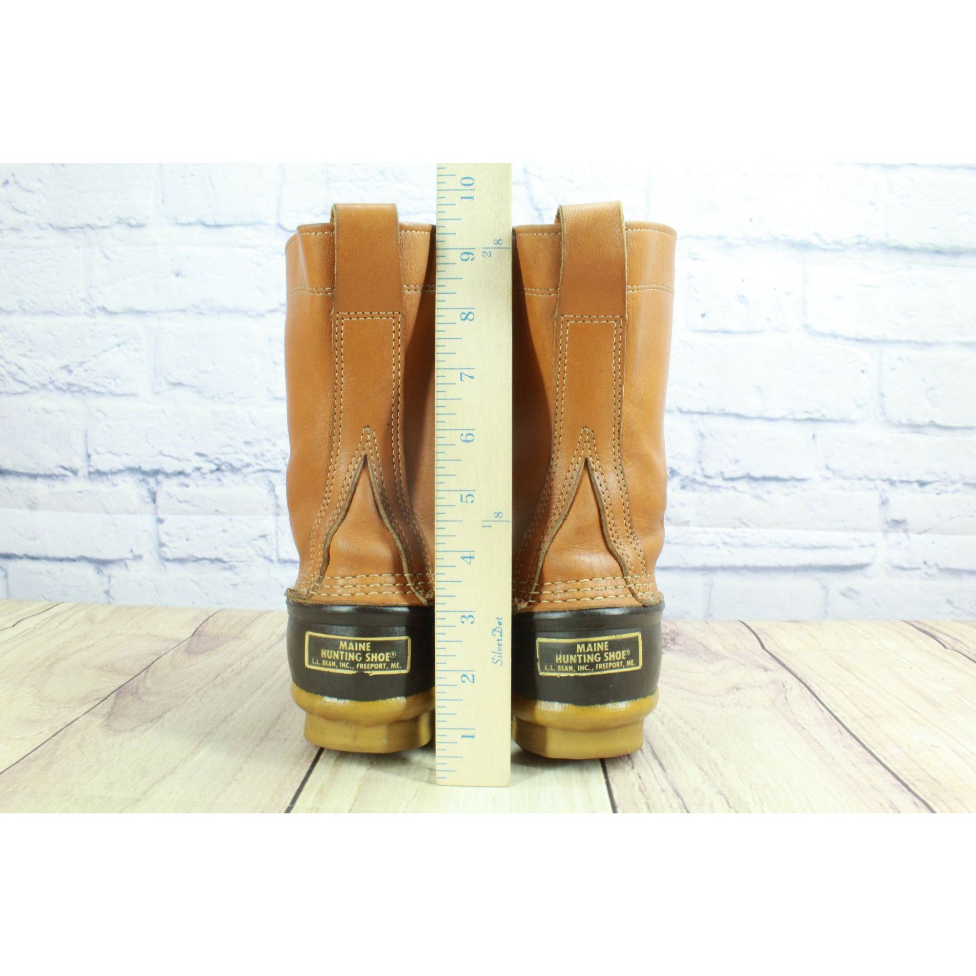 L.L. Bean Vintage LL Bean Brown Leather Hunting Duck Boots Size US 7 / IT 37 - 6 Thumbnail