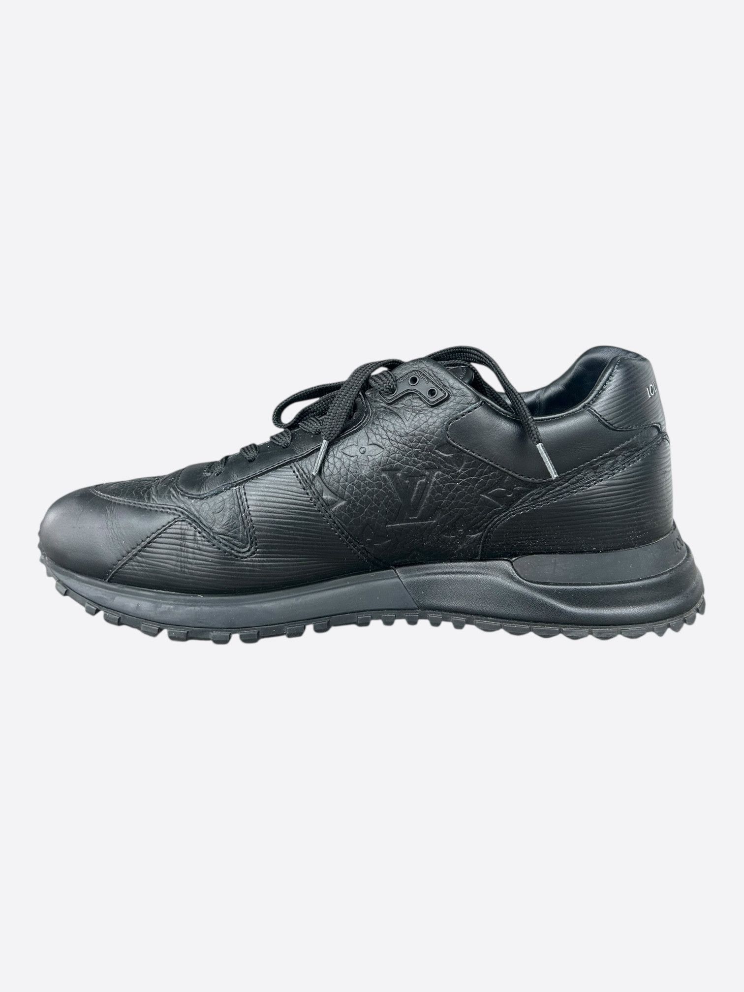 Louis Vuitton Louis Vuitton Black Monogram Taurillon Run Away Sneakers Size US 9 / EU 42 - 6 Thumbnail