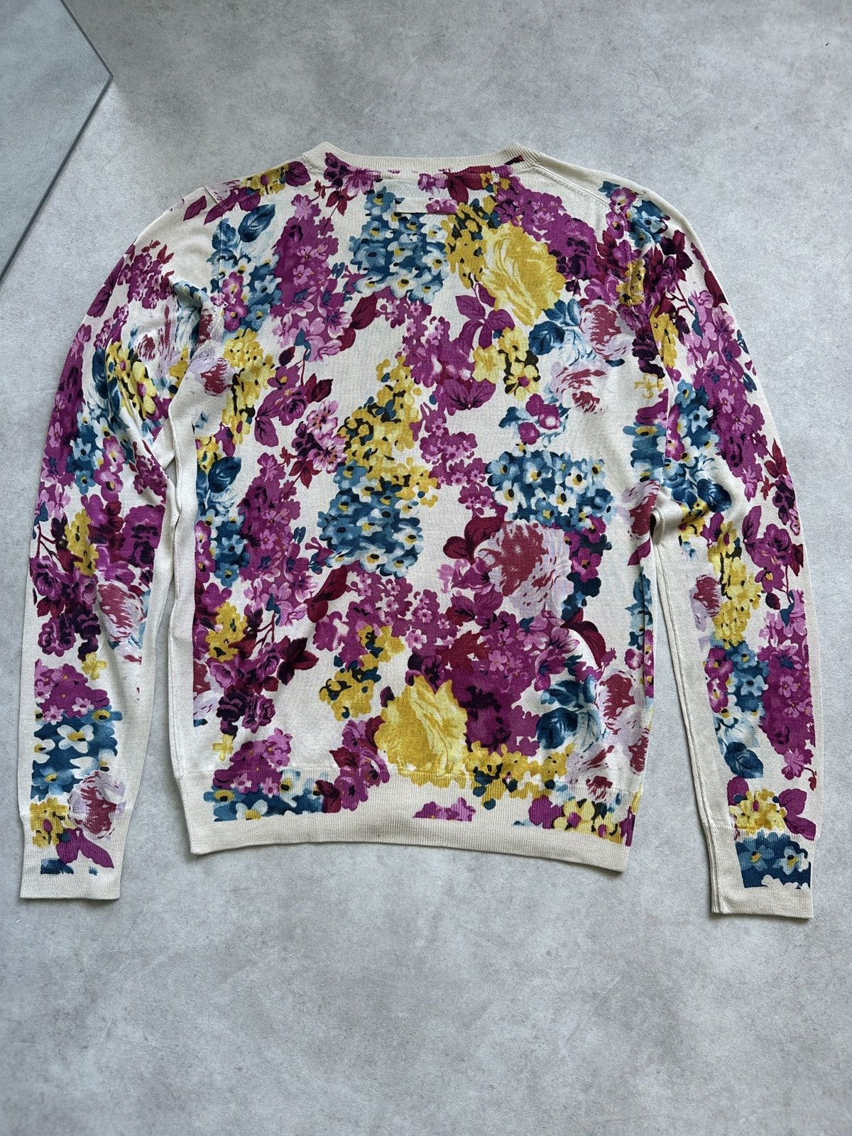 Dolce & Gabbana Archive Dolce Gabbana silk floral cardigan Size L / US 10 / IT 46 - 4 Thumbnail