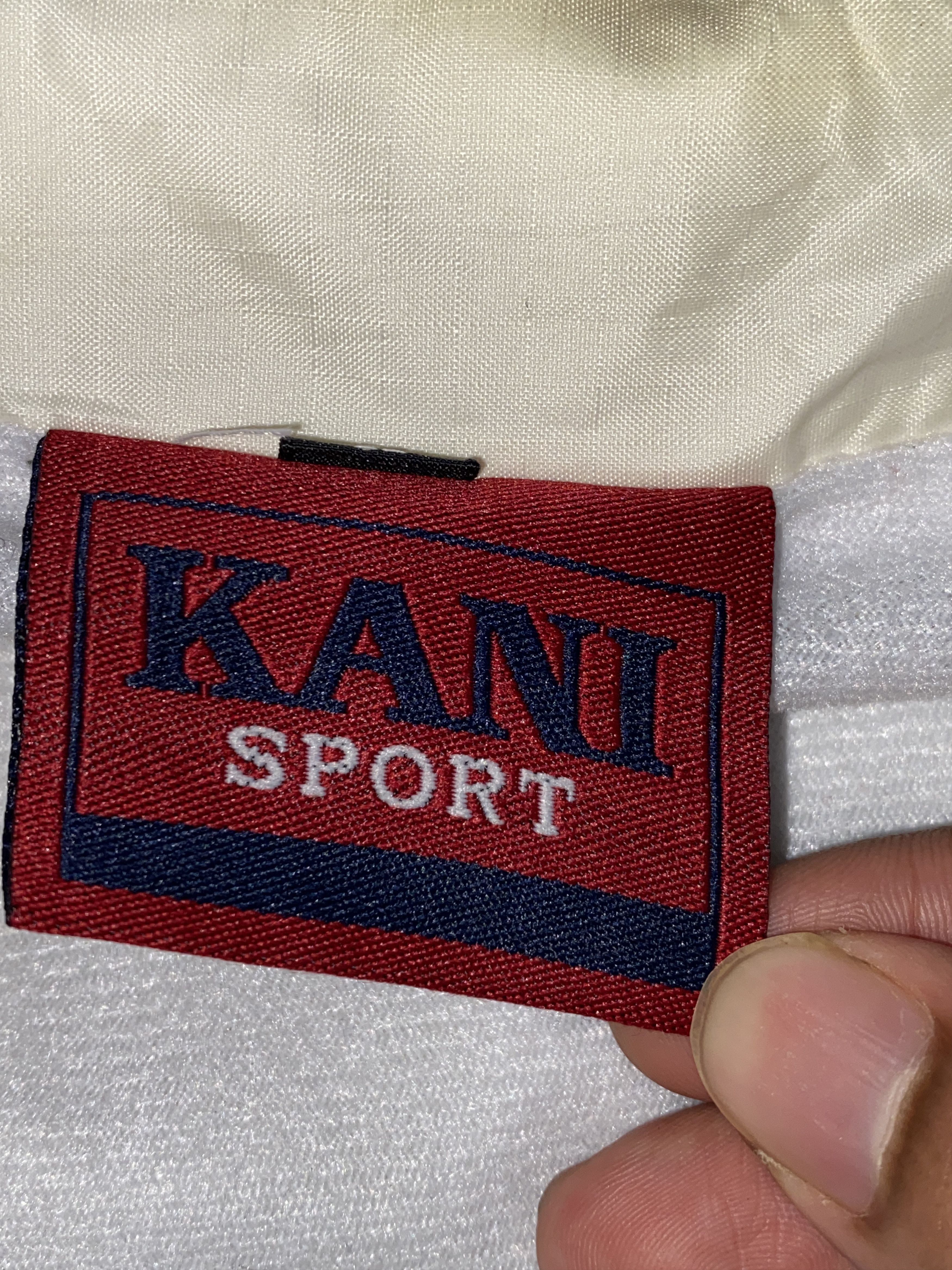 Designer × Karl Kani × Vintage Vintage Karl Kani Sport Windbreaker Reflective Jacket MJ0034 Size US L / EU 52-54 / 3 - 5 Thumbnail