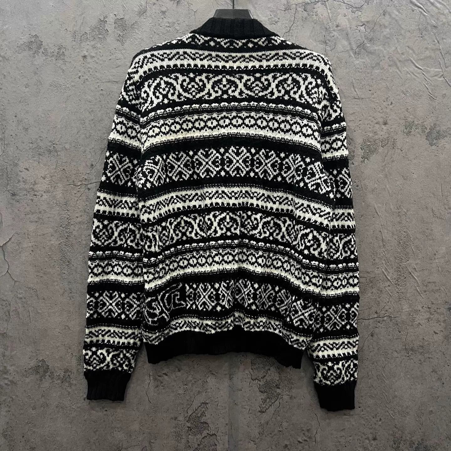 Versace Versace black & white knit cardigan size 48 new Size US M / EU 48-50 / 2 - 6 Thumbnail