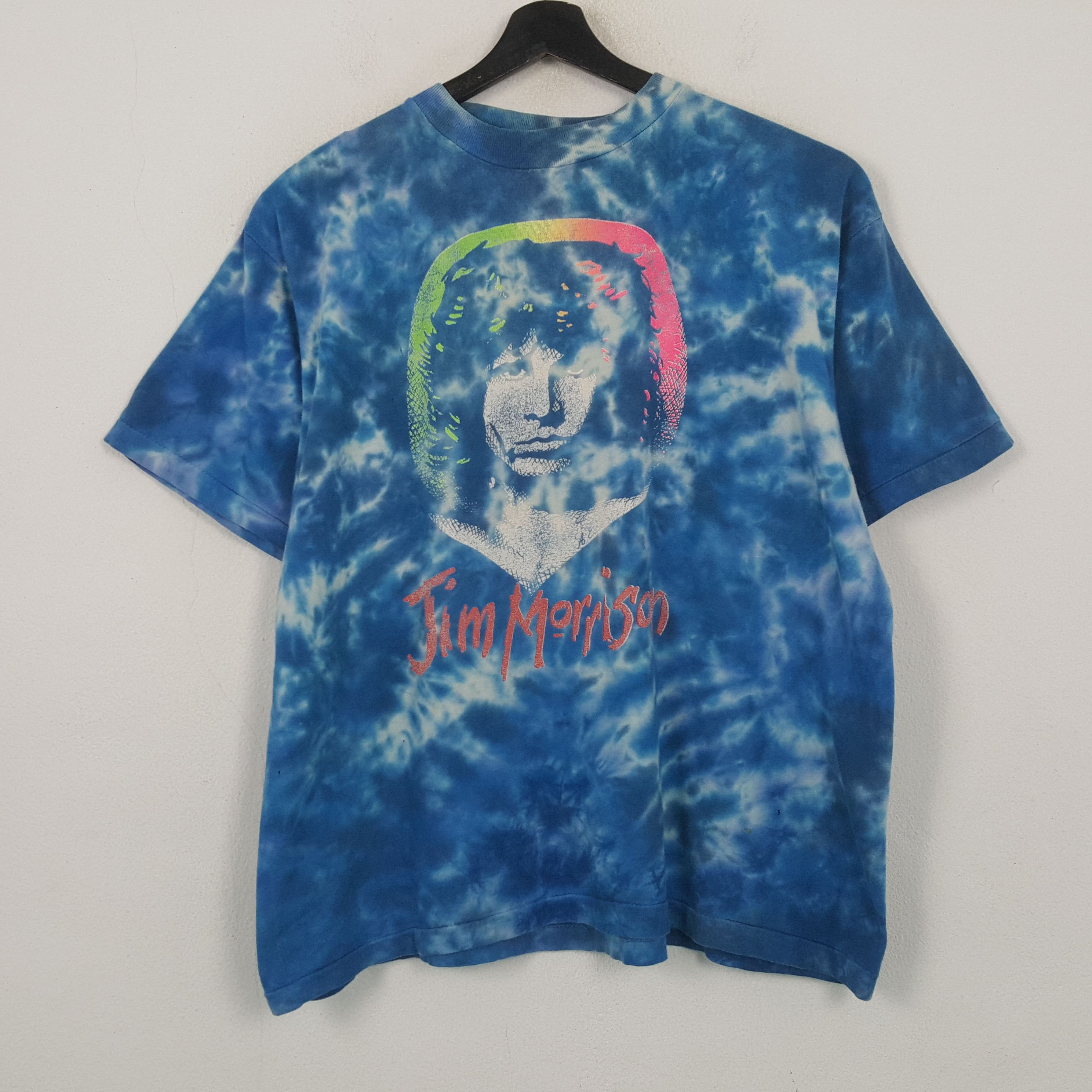 Band Tees Jim Morrison Singer Music Tie Dye Tshirt RR1 Size US XXL / EU 58 / 5 - 1 Thumbnail